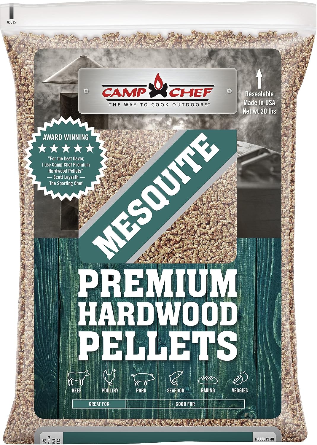 Camp Chef Orchard Apple BBQ Pellets, Hardwood Pellets for Grill, Smoke, Bake, Roast, Braise and BBQ, 20 lb. Bag