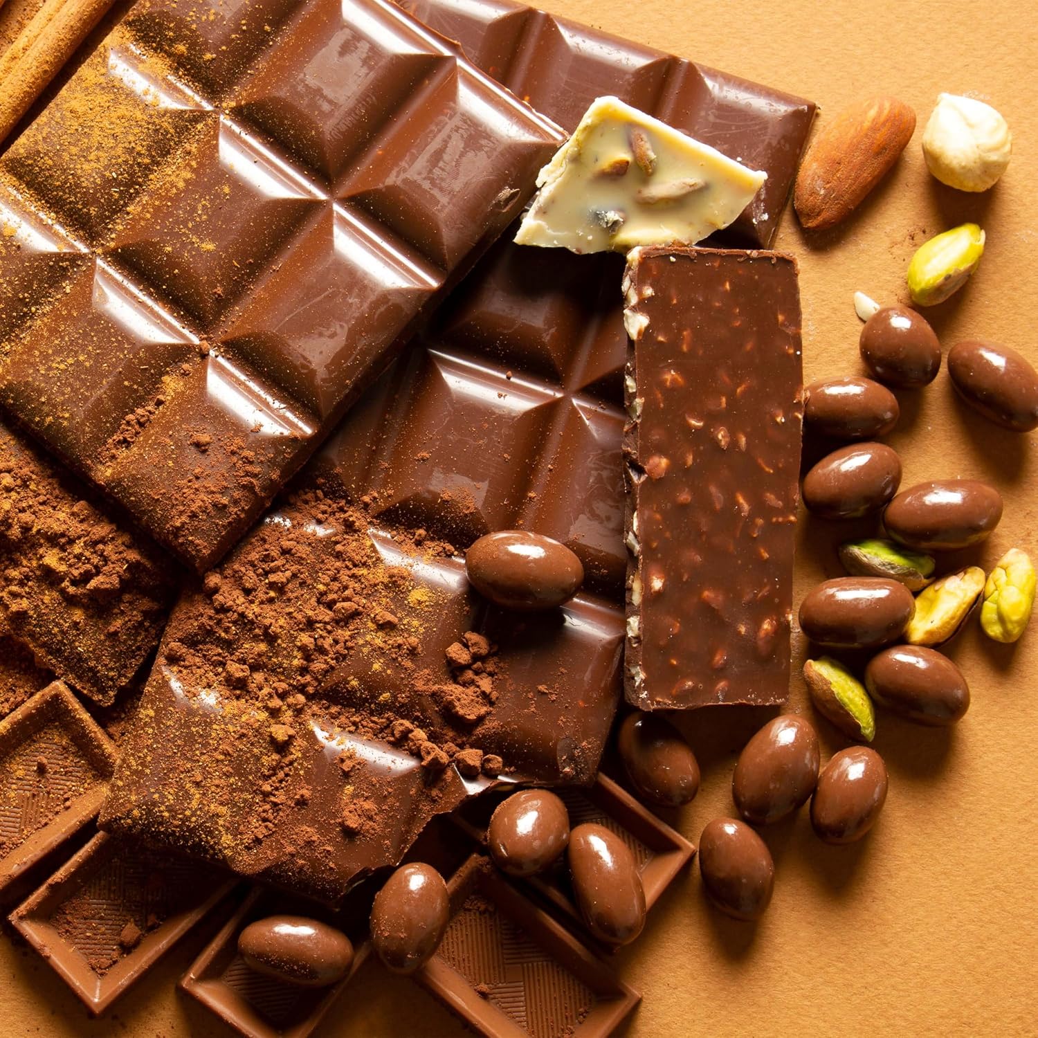 Yupik 60% Dark Chocolate Covered Almonds, 2.2 lb (35.2 oz), Kosher, Whole Nuts, Almonds Dipped in Chocolate, Crunchy & Smooth, Dark Chocolate Candy, Classic Sweet Snacks
