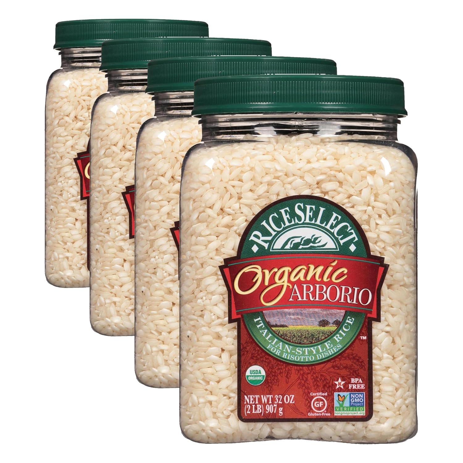 RiceSelect Organic Texmati White Rice, Long-Grain Basmati Rice