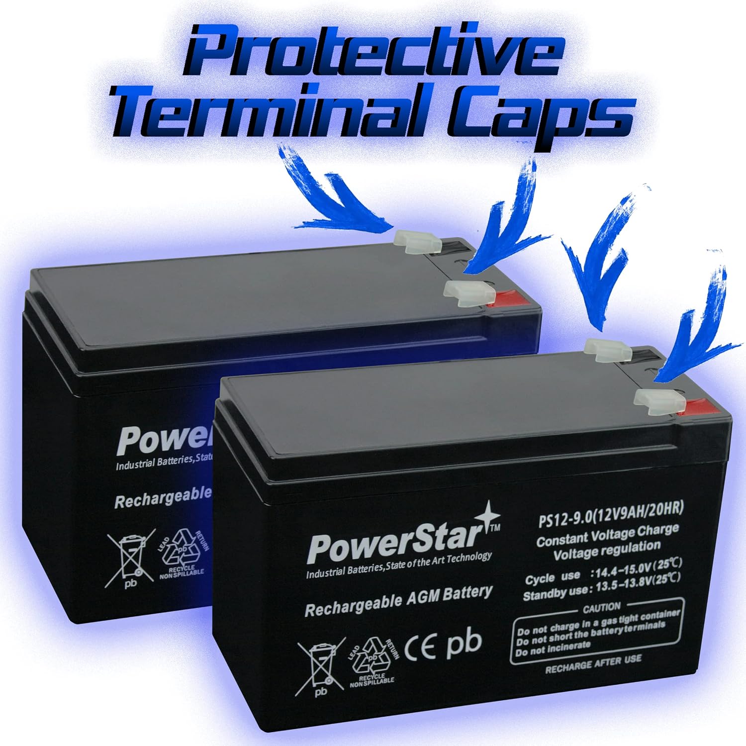 9AH HIGH RATE Razor MX400 Dirt Rocket Batteries 2 YEAR WARRANTY by PowerStar®
