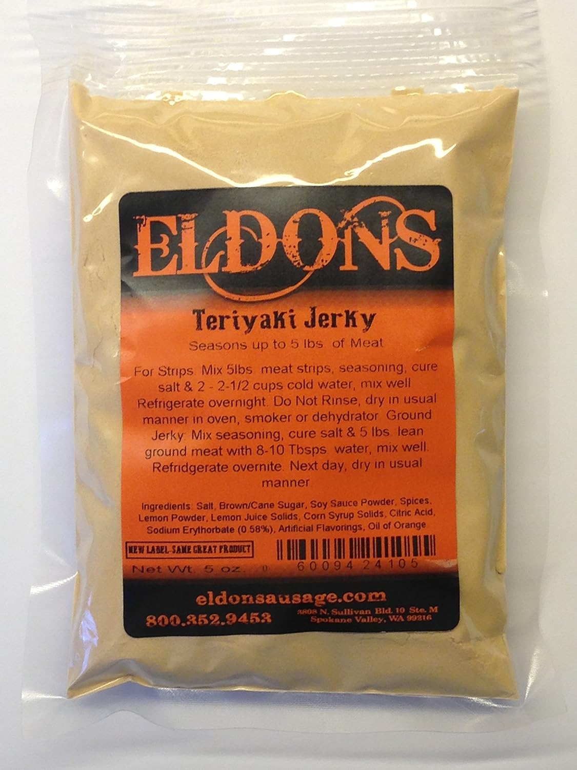 Jerky Seasoning Spice with Cure Seasons 5 Pounds Each - Your Choice of Flavor (Original)