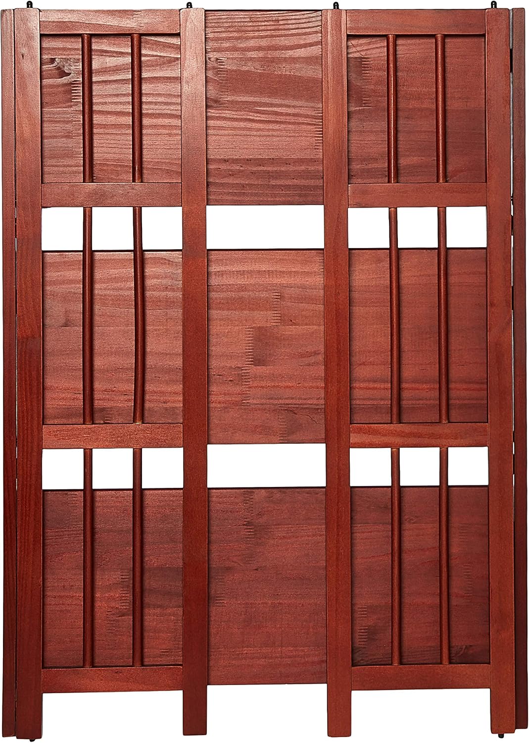 Casual Home 3-Shelf Folding Stackable Bookcase (27.5" Wide)-Walnut