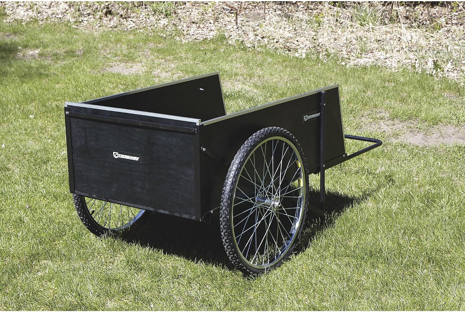 Strongway Garden Cart - 400-lb. Capacity, 14 Cu. Ft. 48in.L x 29in.W