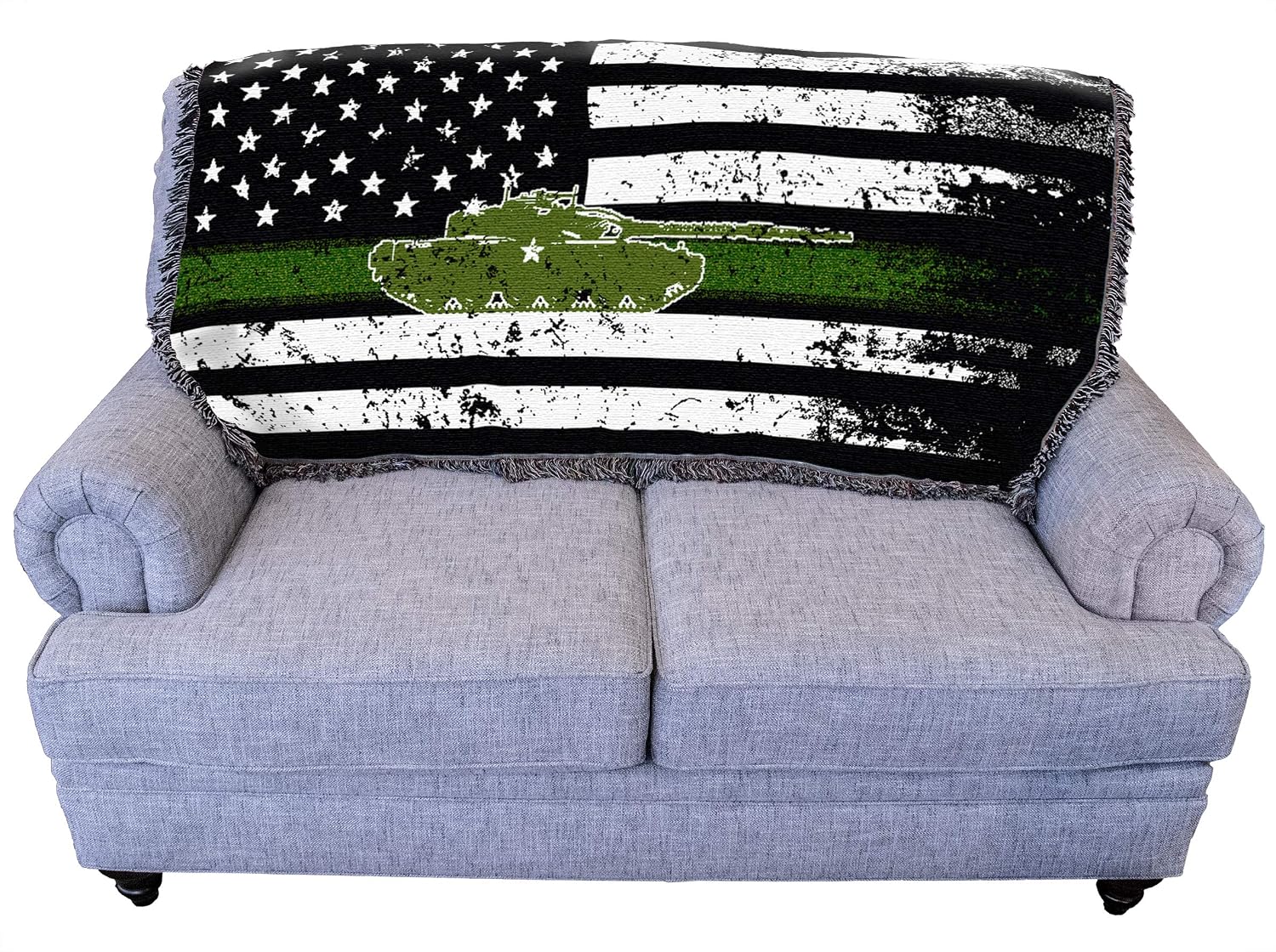 Pure Country Weavers US Army -Military Service Mark Seal Blanket Eagle - Gift Military Tapestry Throw Woven from Cotton - Made in the USA (72x54)