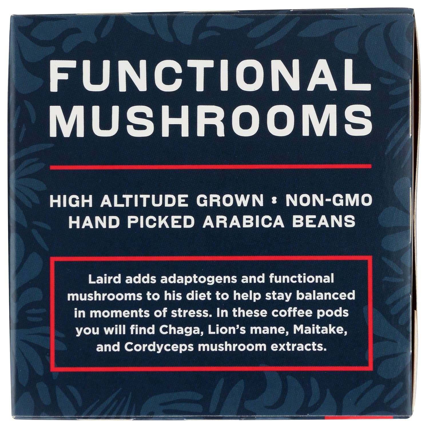 Laird Superfood Peruvian Dark Roast Coffee with Functional Mushrooms, Certified Organic Peruvian Ground Coffee Beans, Gluten-Free, Dairy-Free, Non-GMO