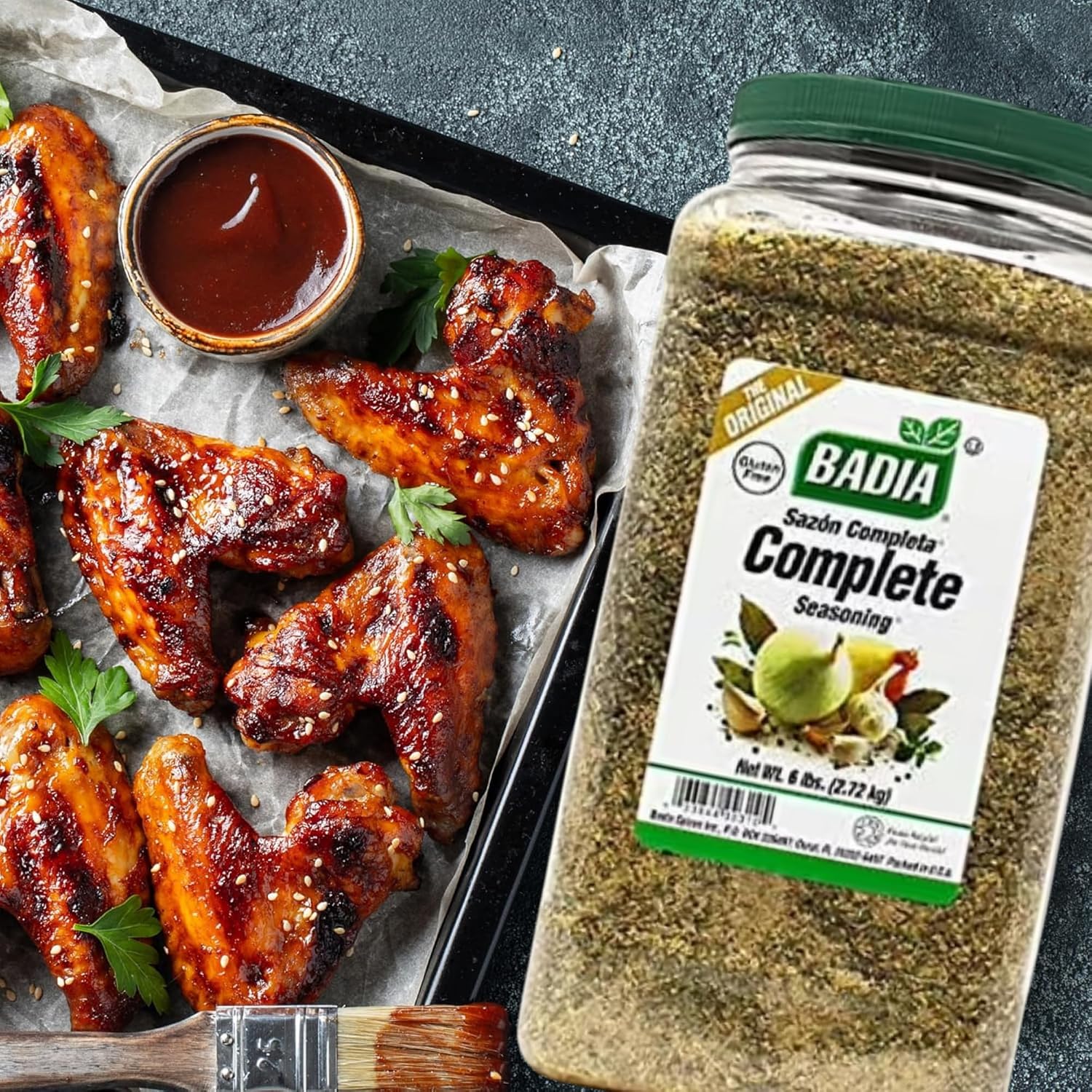 Badia Complete Seasoning, 28oz - All-Purpose Spice Blend of Garlic, Onion, Salt, Pepper, Herbs & Spices - Savory Signature Blend