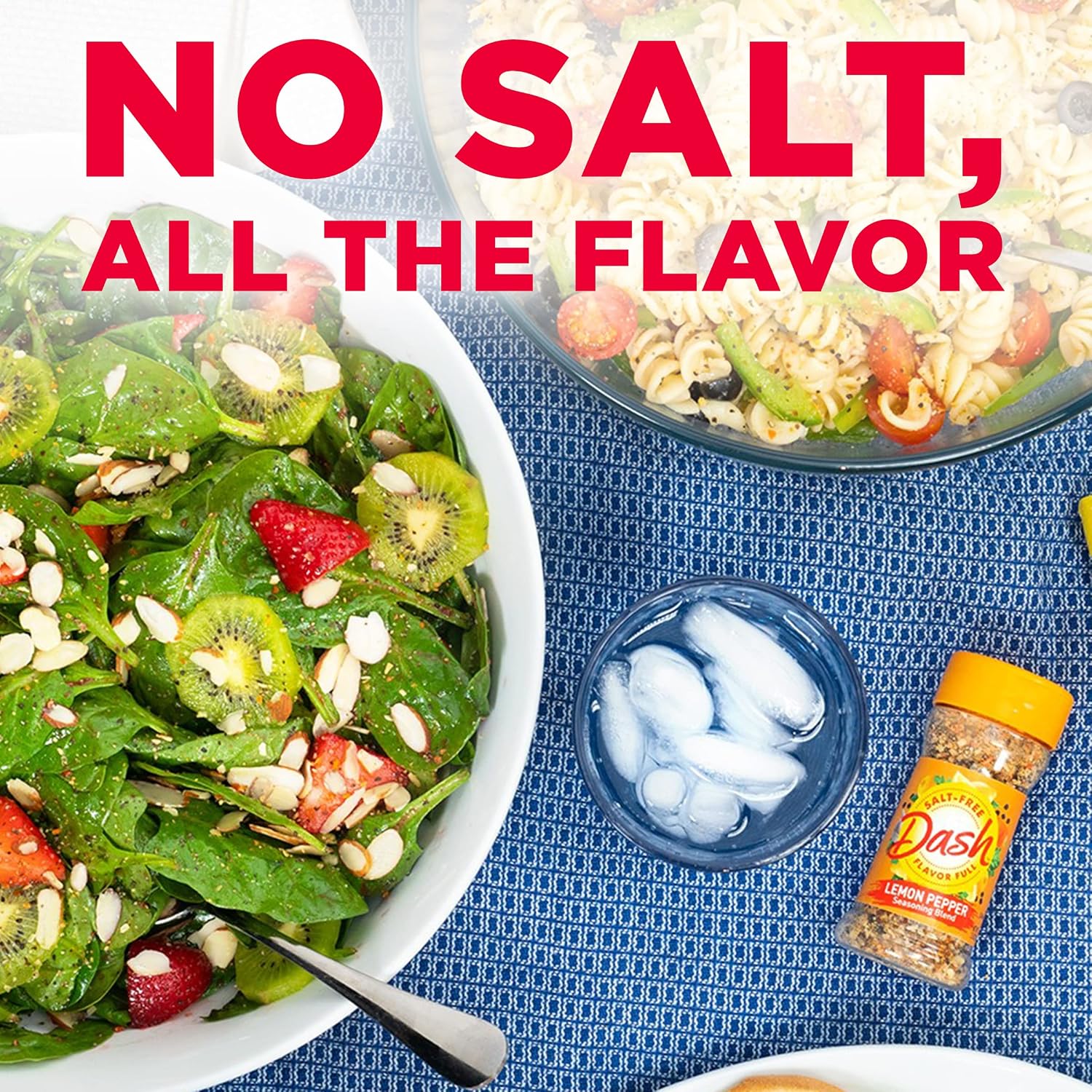 Dash Salt-Free Seasoning Blend, Garlic and Herb, 21 Ounce
