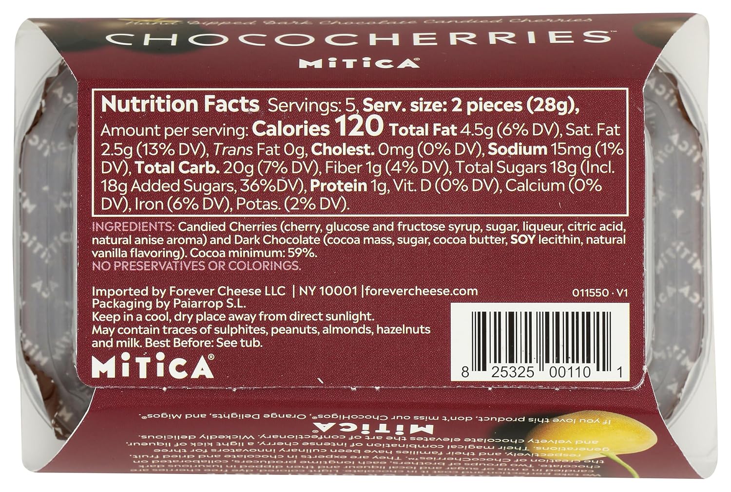 Mitica, Chococherries, 4.94 Ounce