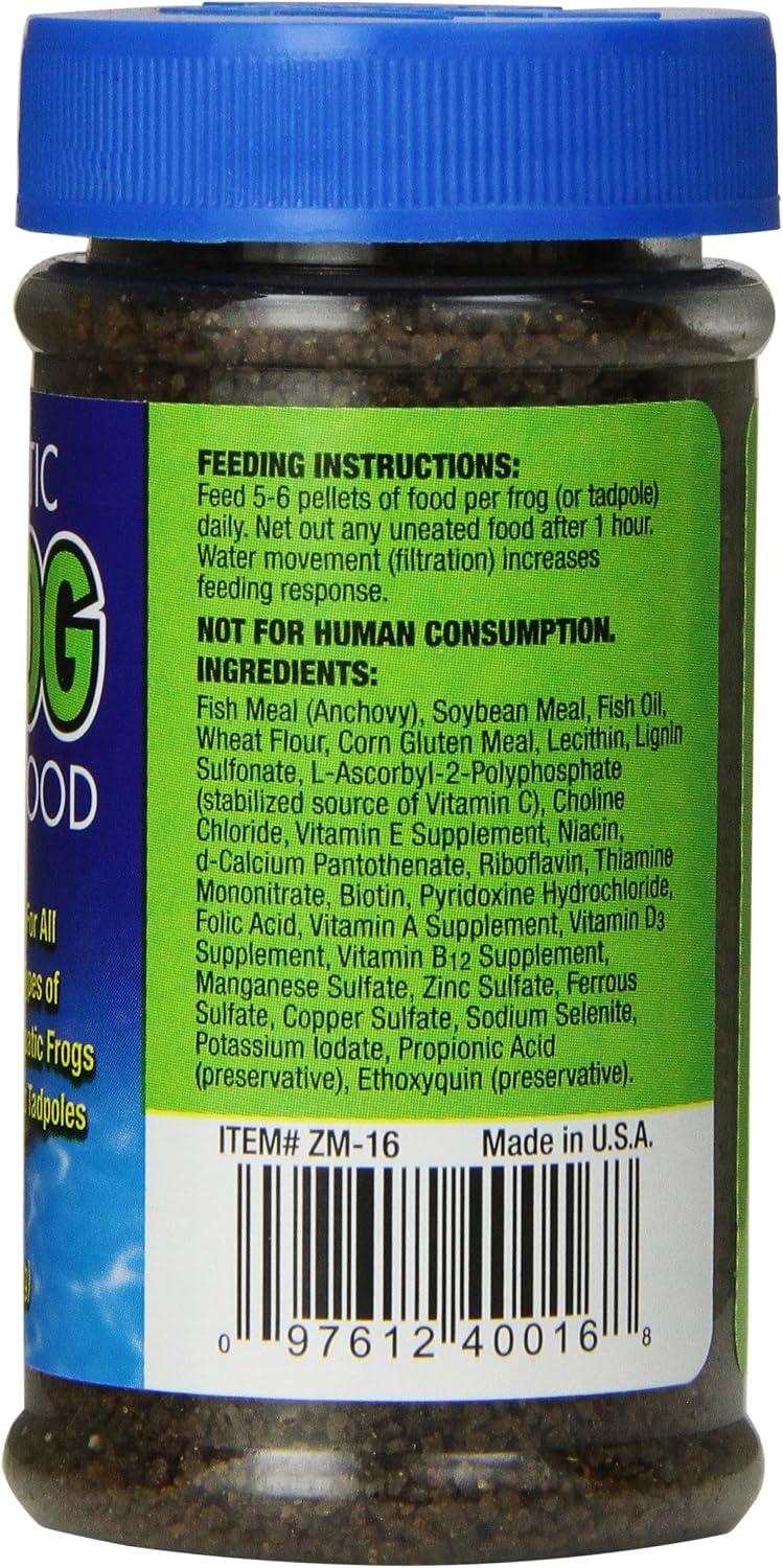 Zoo Med Aquatic Frog and Tadpole Food, 12 Ounces Each, Made in The USA (12 Ounces)