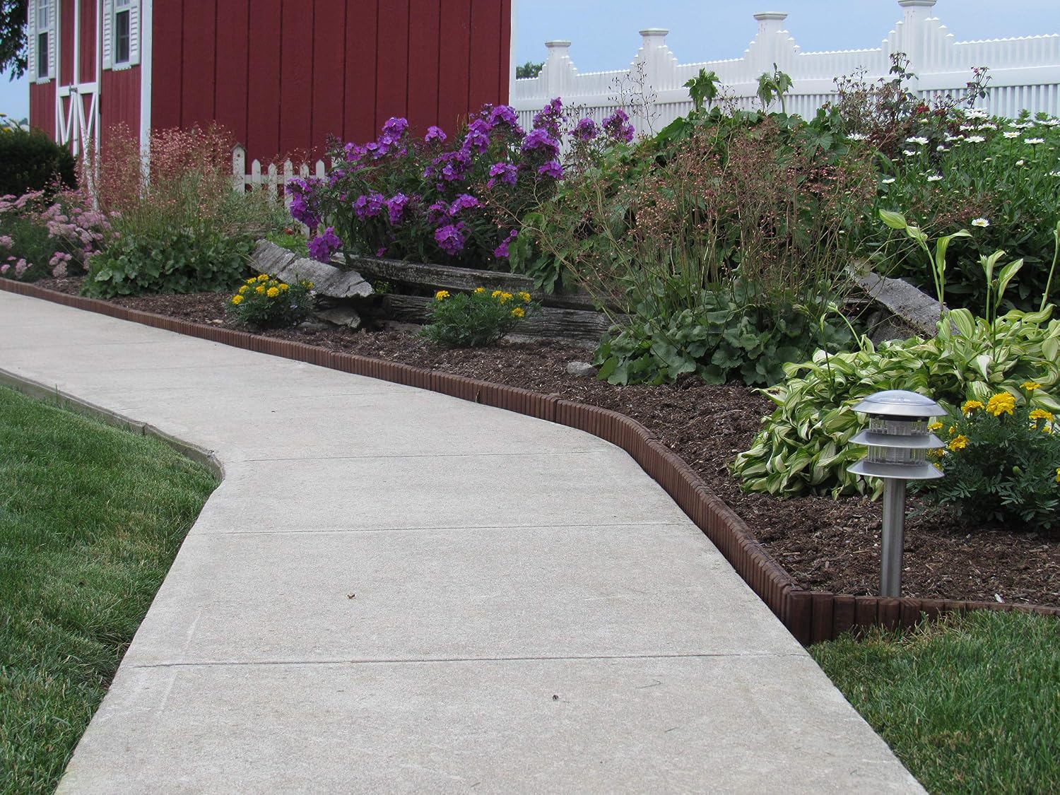 Flexible Brown Natural Lawn & Landscape Border Edging (8-Pack)