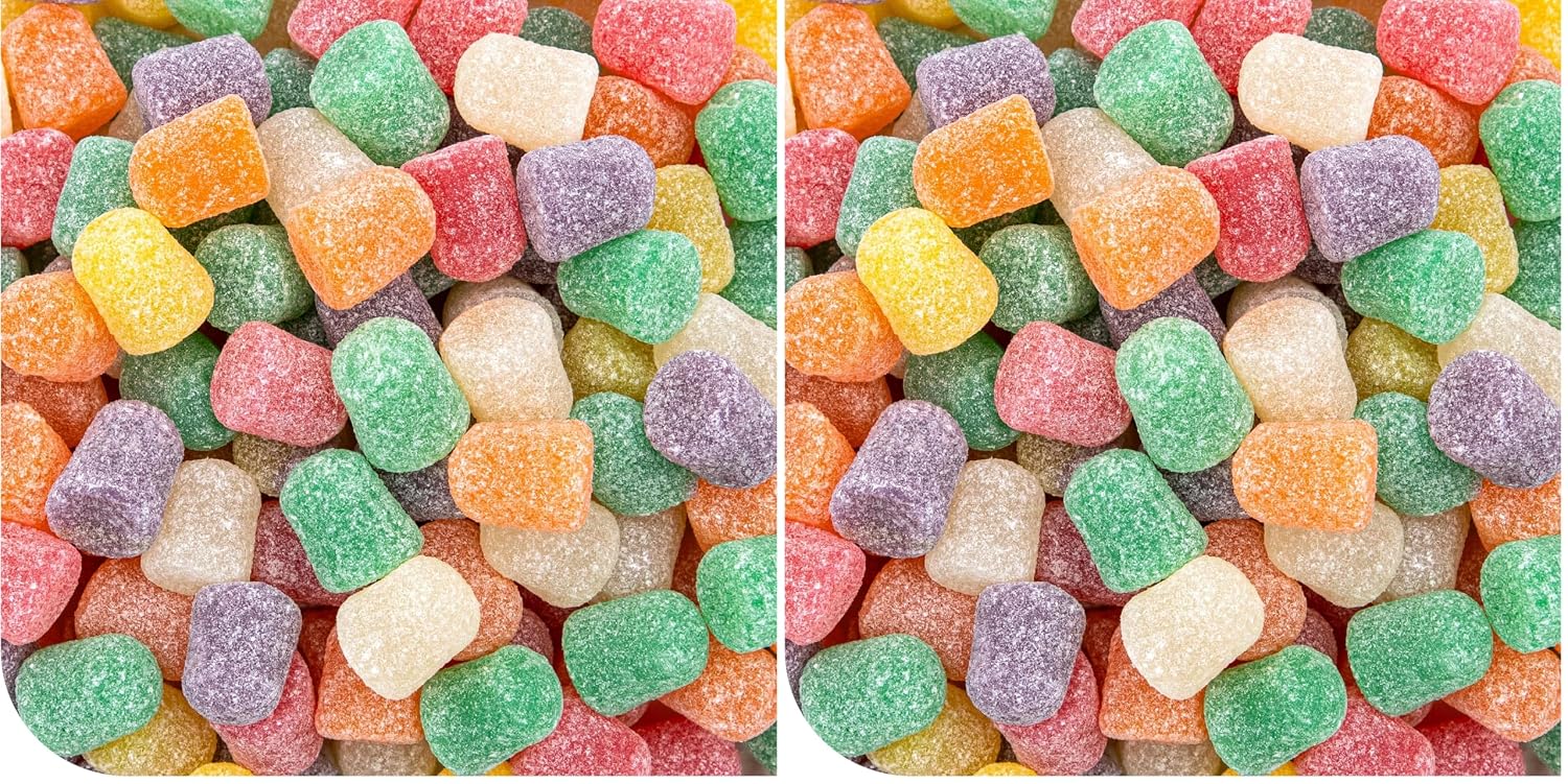 Spice Drops Candy, Spiced Gum Drops, Jelly Candy - 2 Lb Pack | Anise, Clove, Cinnamon, Wintergreen, Peppermint, Spearmint, Nostalgic Candy