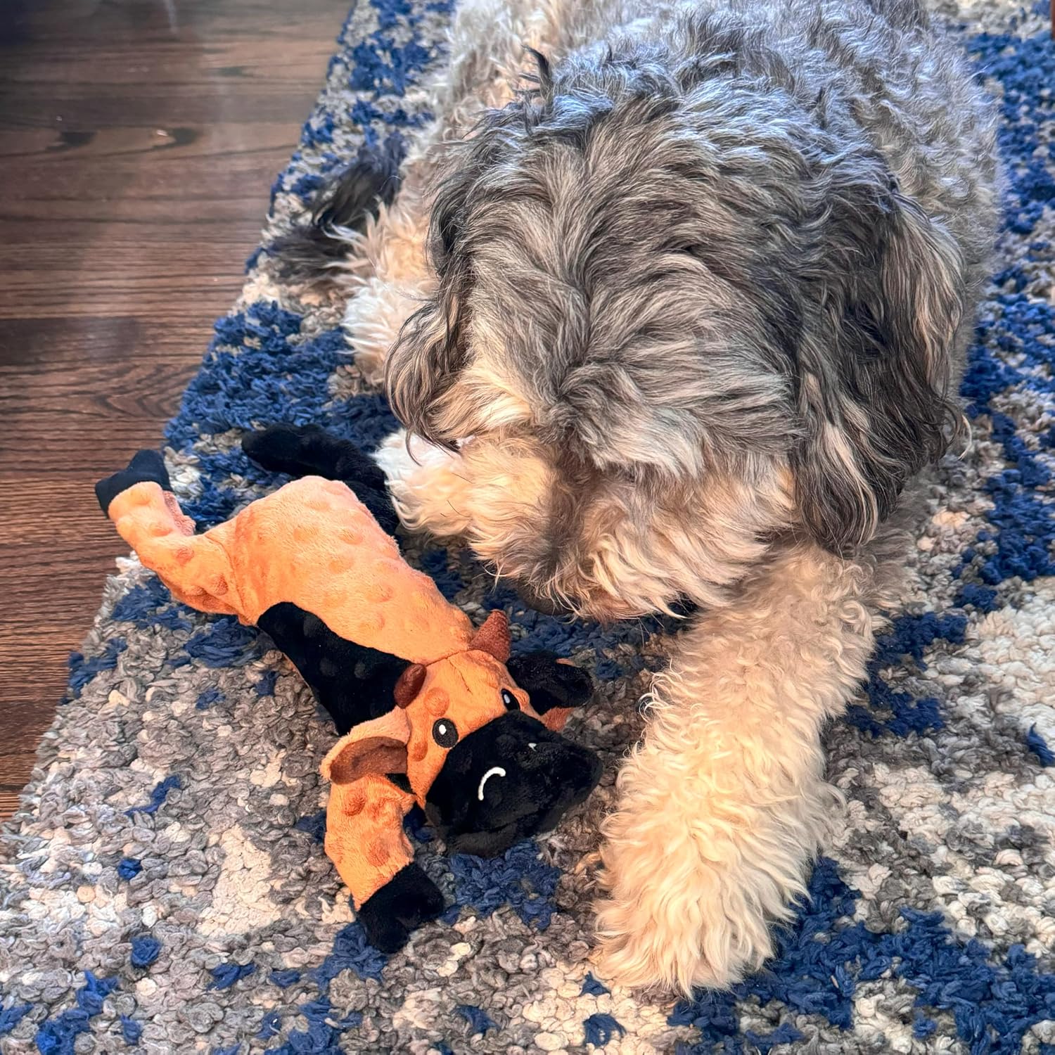 SPOT Skinneeez Extreme Stuffers Frog - Stuffing Free Dog Toy With Squeaker & Rip Stop Mesh Lining for Durability - Insert Plastic Bottle for Extra Crunch, For Small to Medium Puppies & Dogs - 14in