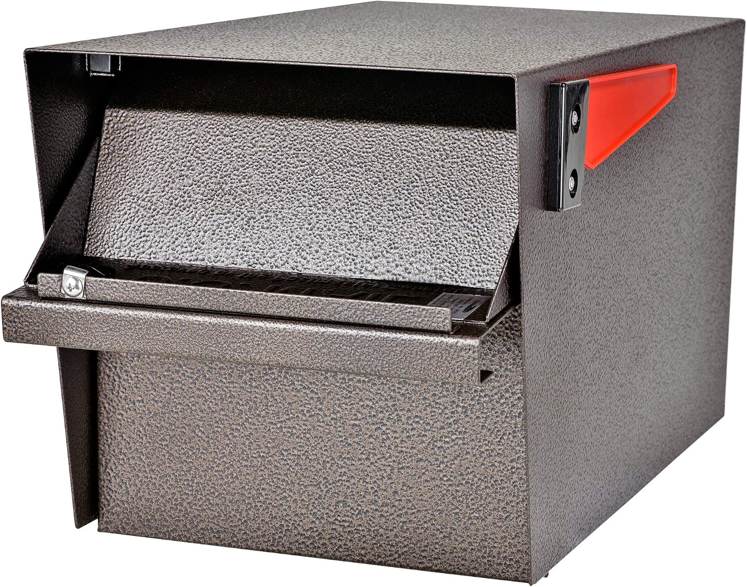 Mail Boss 7508 Curbside Mail Manager Security, Bronze Locking Mailbox | Patented anti-pry lock, accepts small packages