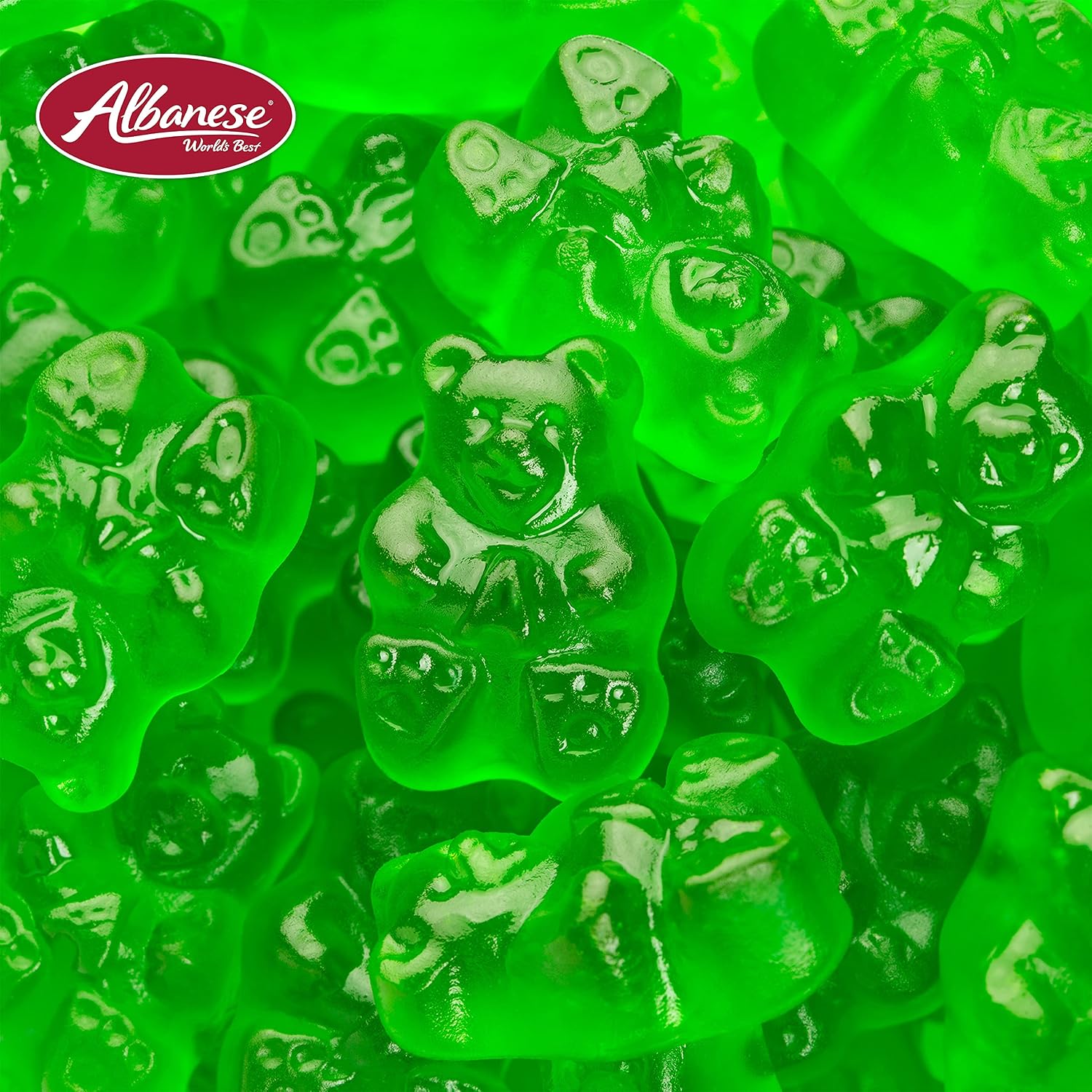 Albanese World's Best 12 Flavor Gummi Bears | 5lbs of Fruit Bulk Candy | Soft and Chewy Gummies, Gluten Free, Fat Free | Cherry, Blue Raspberry, Mango and More | Great Snack for Travel and Kids