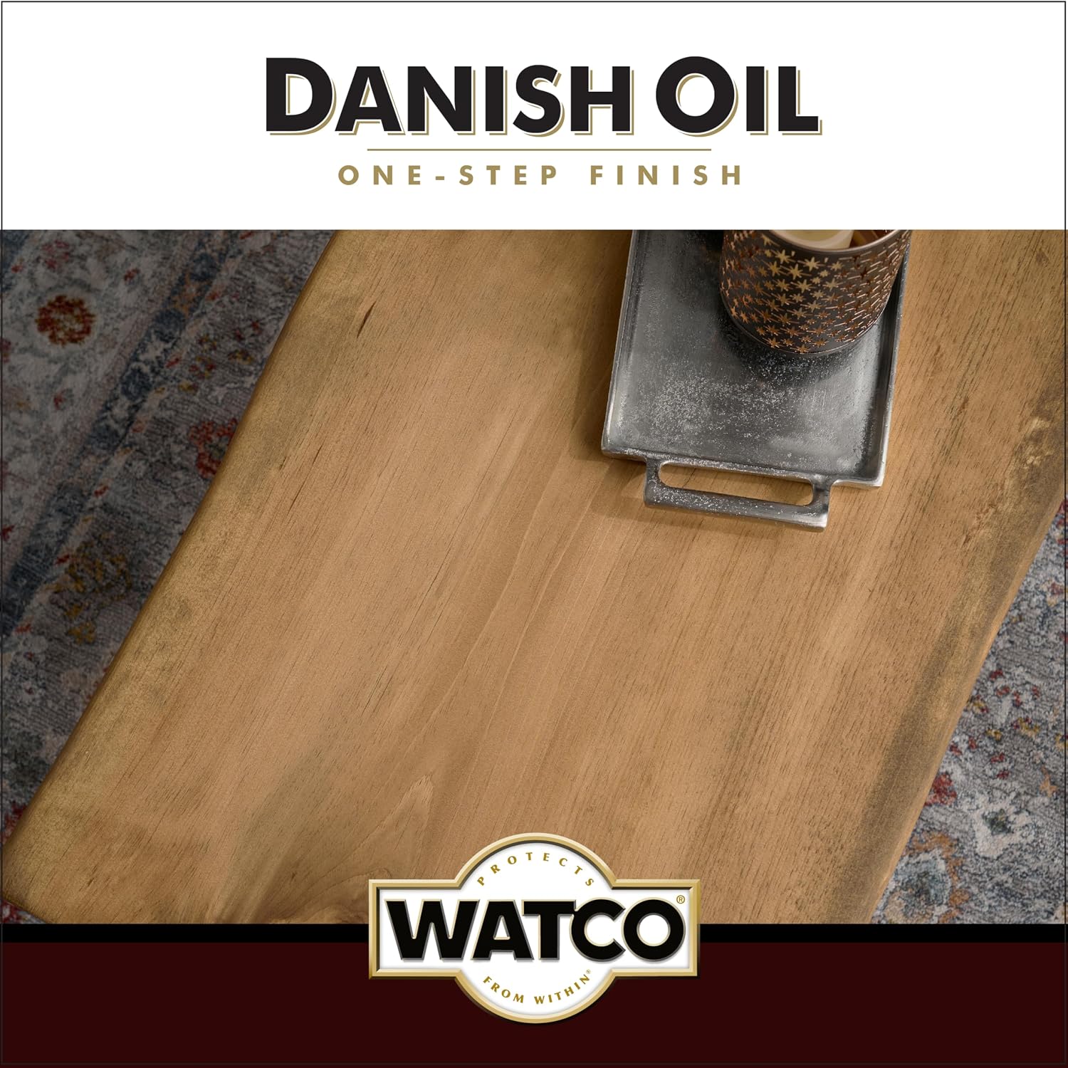 Watco 65351 Danish Oil Wood Finish, Pint, Black Walnut