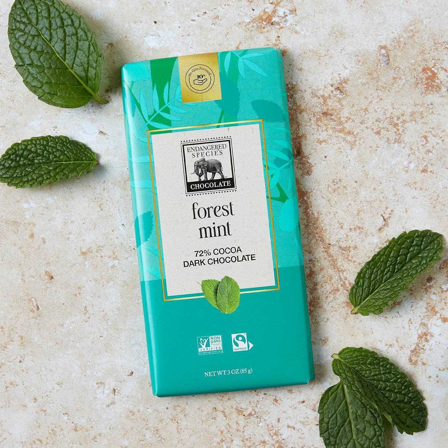 Dark Chocolate with Caramel & Sea Salt (60% cocoa) | Rich 60% dark chocolate with caramel and sea salt for a perfect balance of sweet, salty, and bold cocoa.