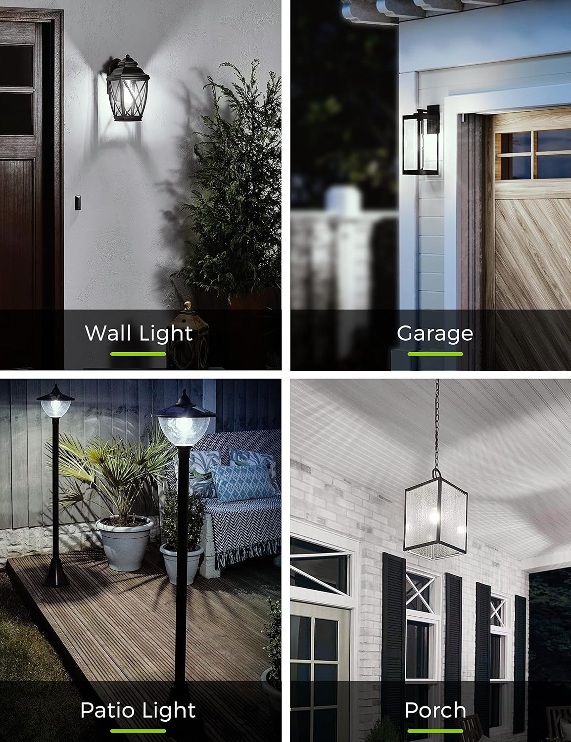 LOHAS Dusk to Dawn Sensor Light Bulbs, 40W Equivalent LED Outdoor Lighting