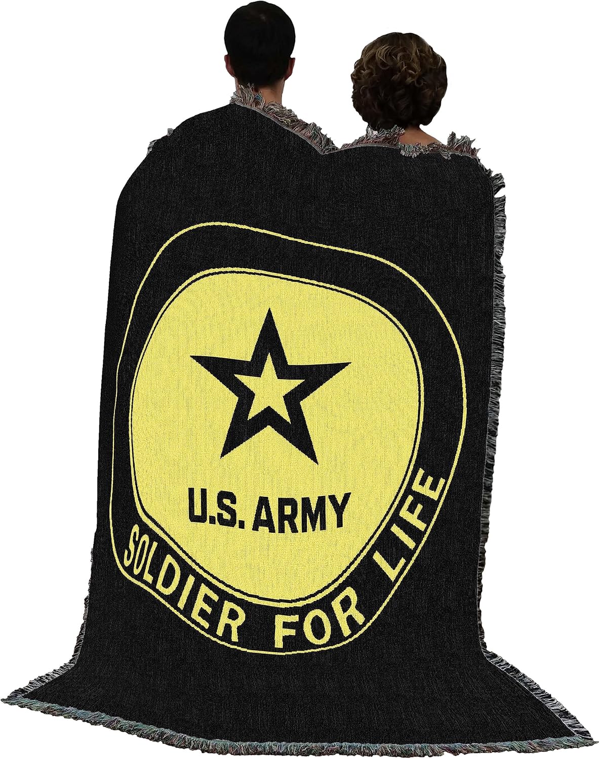 Pure Country Weavers US Army -Military Service Mark Seal Blanket Eagle - Gift Military Tapestry Throw Woven from Cotton - Made in the USA (72x54)