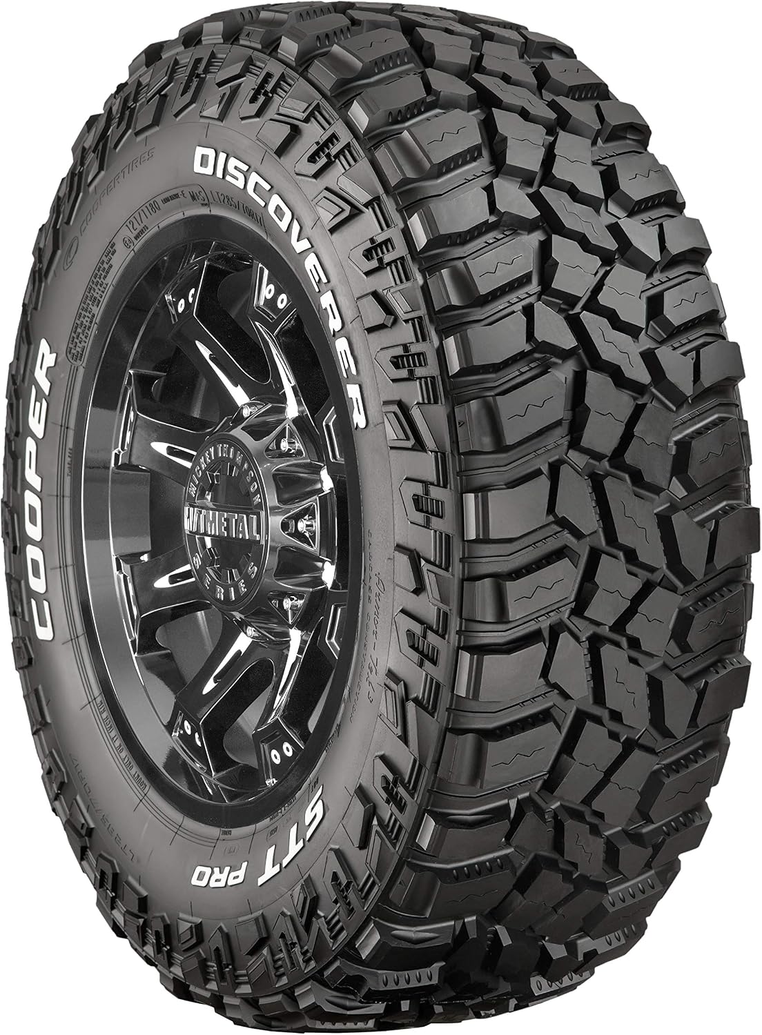 Cooper Discoverer STT Pro All-Season LT275/70R18 125/122P Tire | Light Truck Mud Terrain All Season Traction 125/122P Rated E (10 Ply) Radial Construction Raised White Letters Tire