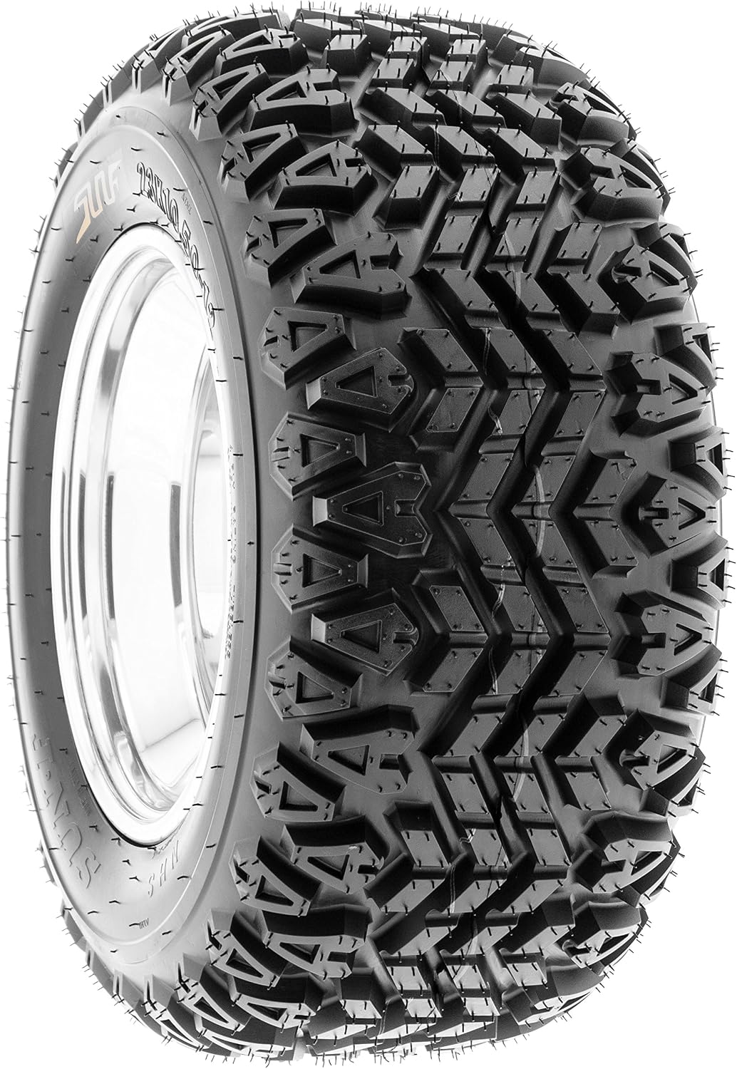 SunF 22x11.00-10 Golf Cart Tire, Lawn Garden Tire 22X11-10, G003, Rim(s) NOT included