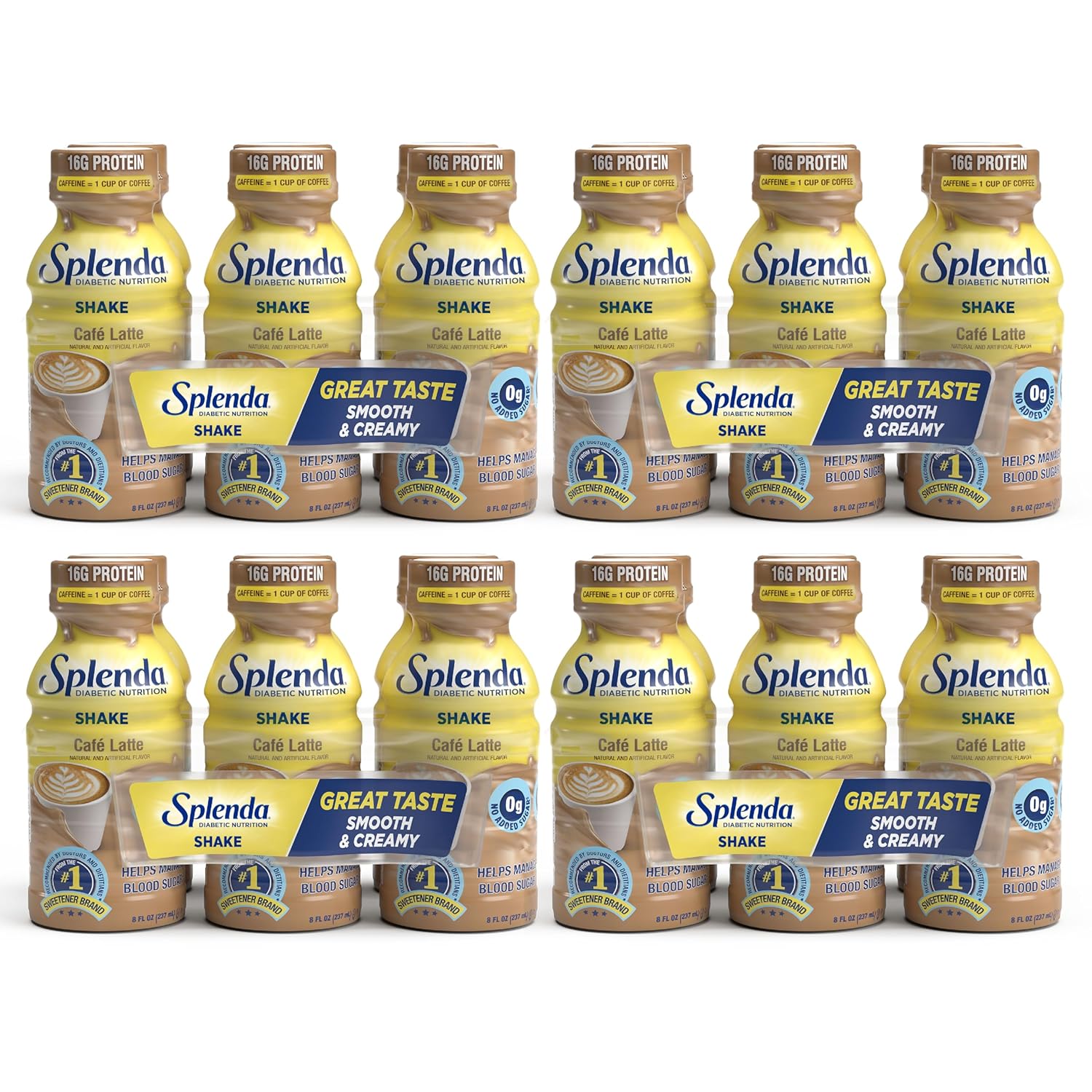 SPLENDA Diabetes Nutrition Shakes, Milk Chocolate, 8 Fl Oz