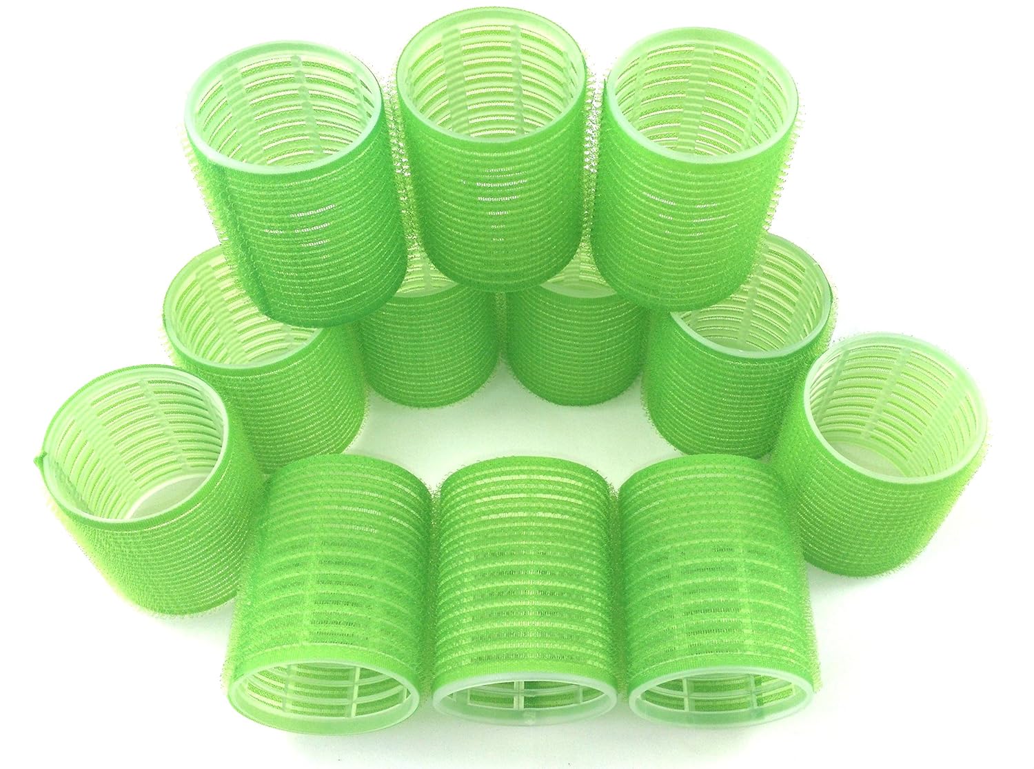 Self Grip Holding Rollers Hairdressing Curlers Hair Design Sticky Cling Style For DIY Or Salon By Kamay's (30mm/1.2" Medium Size 12PCS)