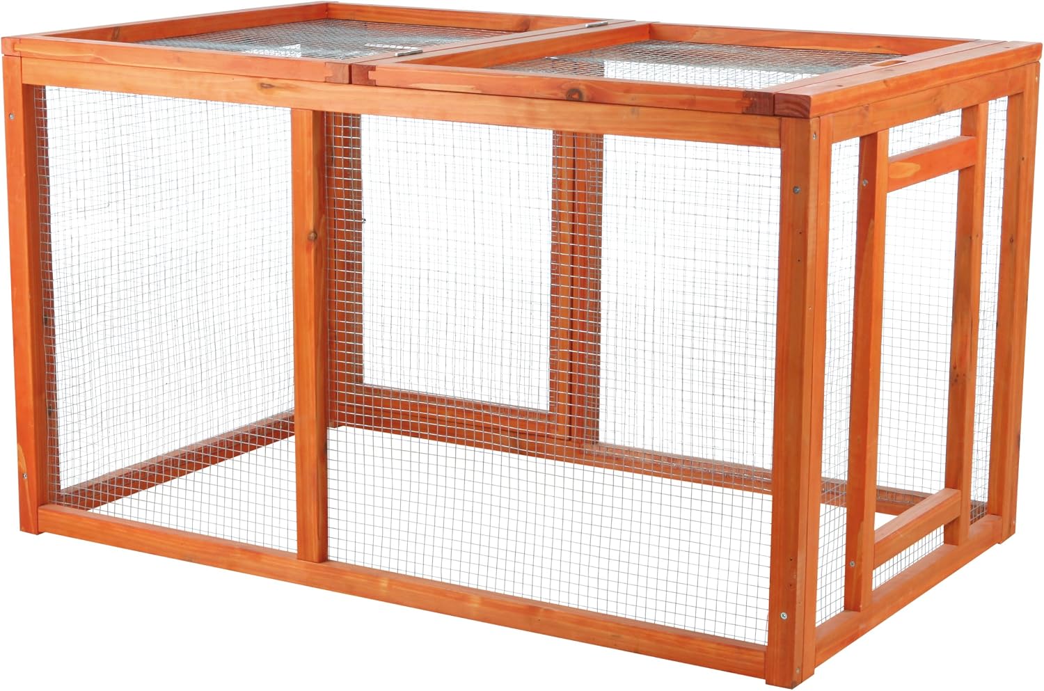 Trixie Natura Chicken Outdoor Run with Mesh-Covered Top, Extension for Natura Chicken Coops (55960, 55962, 55963, 55964)
