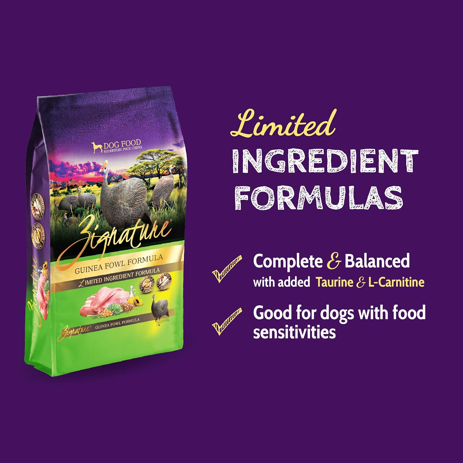 Zignature Dog Food, Kangaroo, 12.5 Pounds