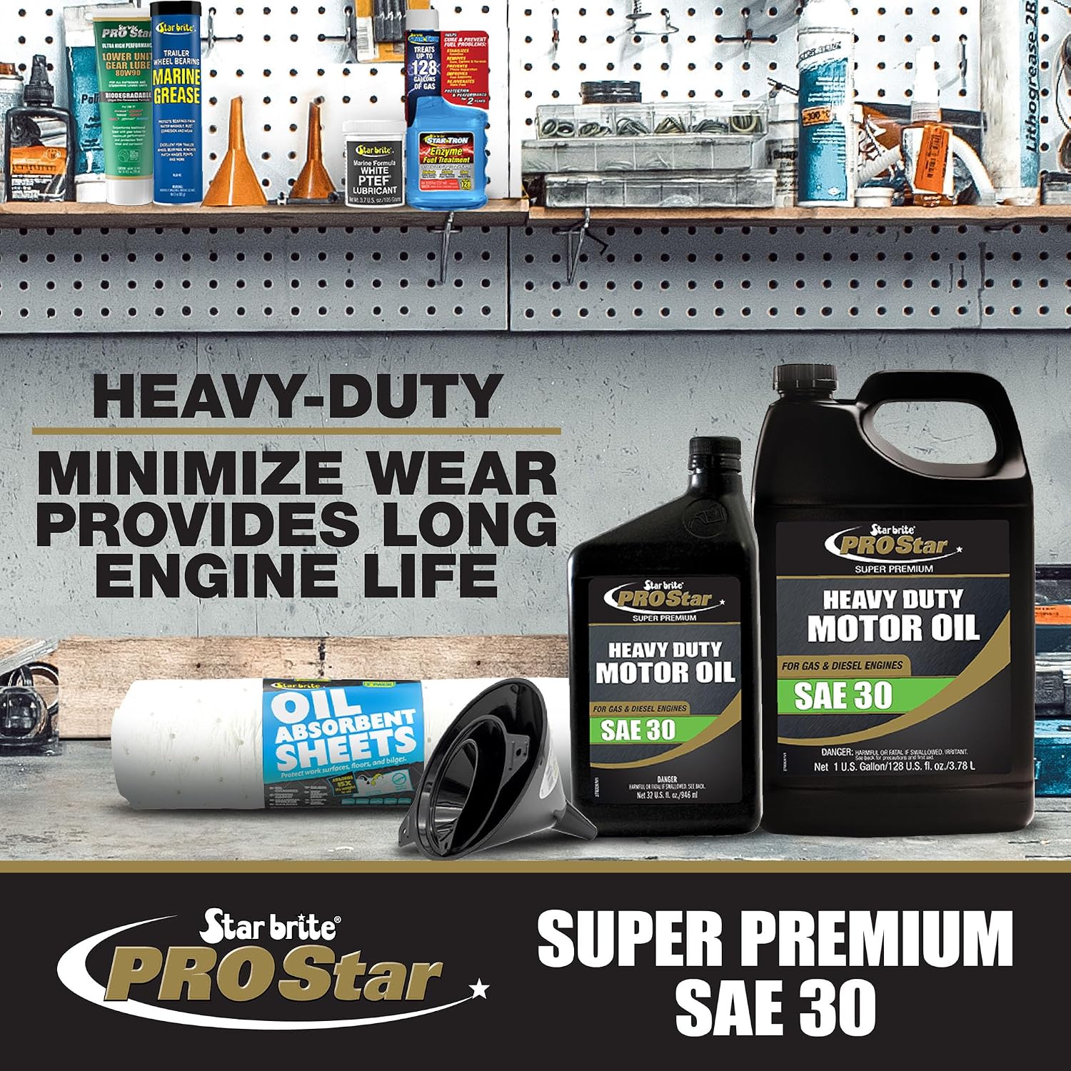 STAR BRITE Pro Star Super Premium Heavy Duty Motor Oil 15W-40