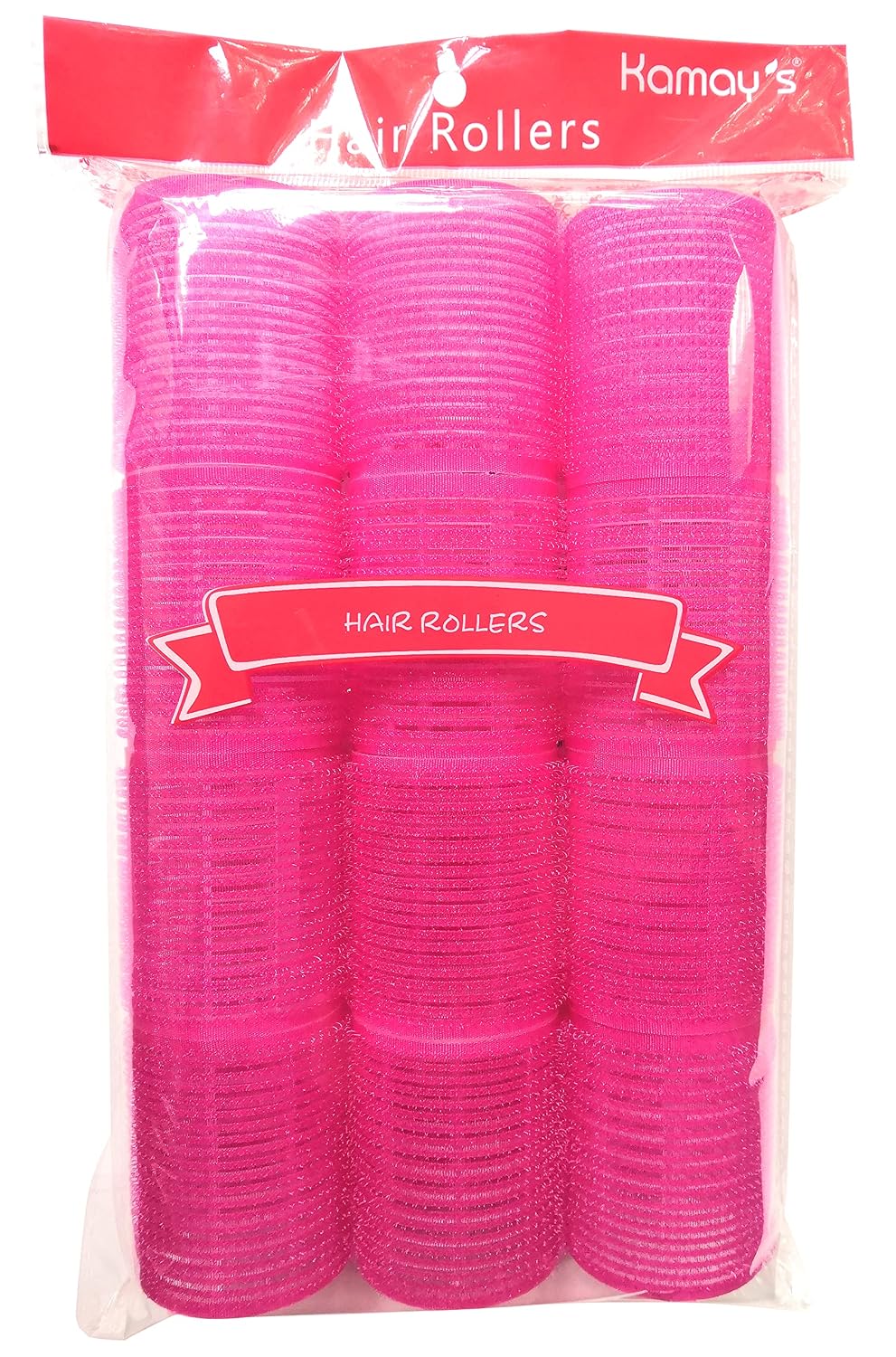 Self Grip Holding Rollers Hairdressing Curlers Hair Design Sticky Cling Style For DIY Or Salon By Kamay's (30mm/1.2" Medium Size 12PCS)