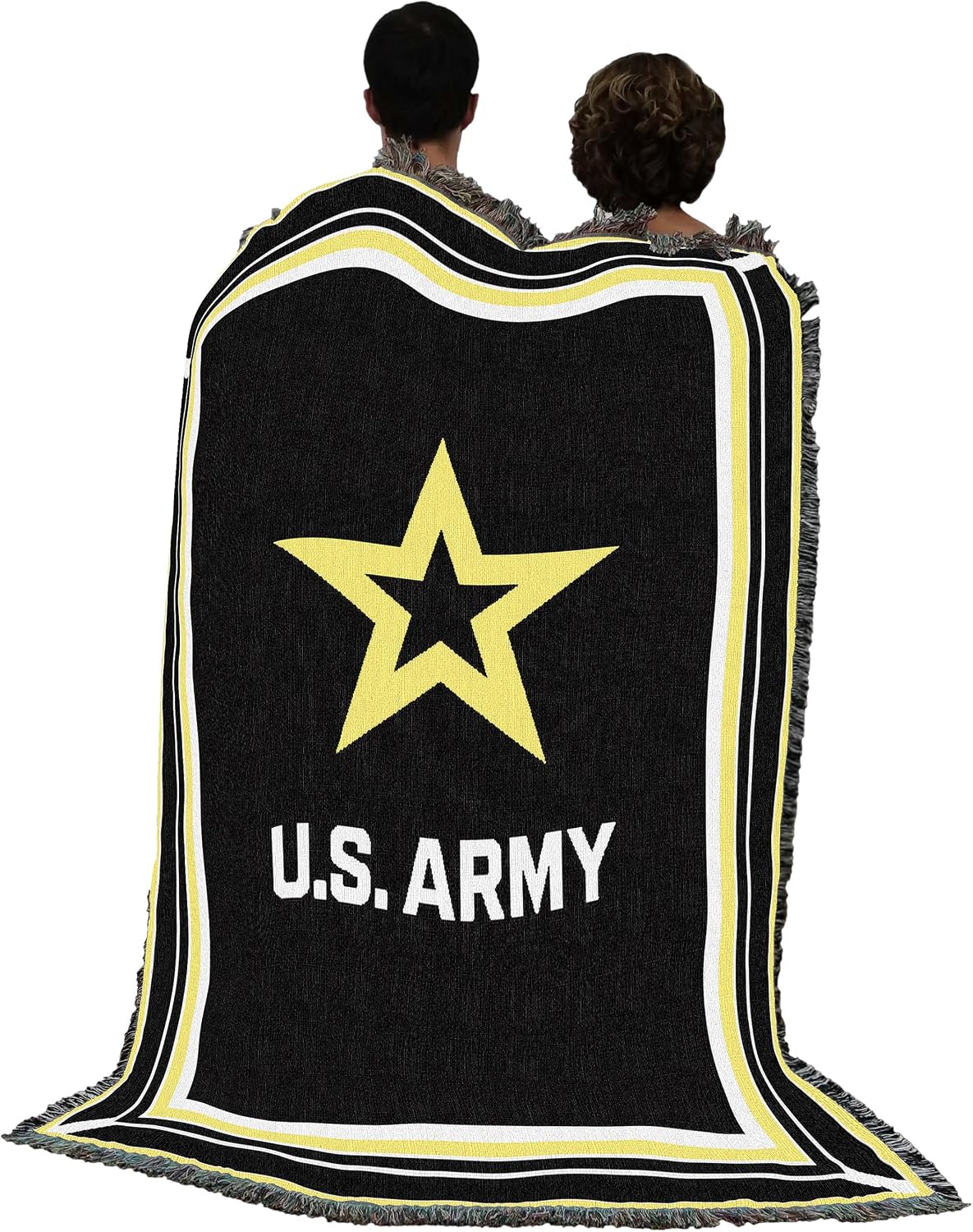 Pure Country Weavers US Army -Military Service Mark Seal Blanket Eagle - Gift Military Tapestry Throw Woven from Cotton - Made in the USA (72x54)