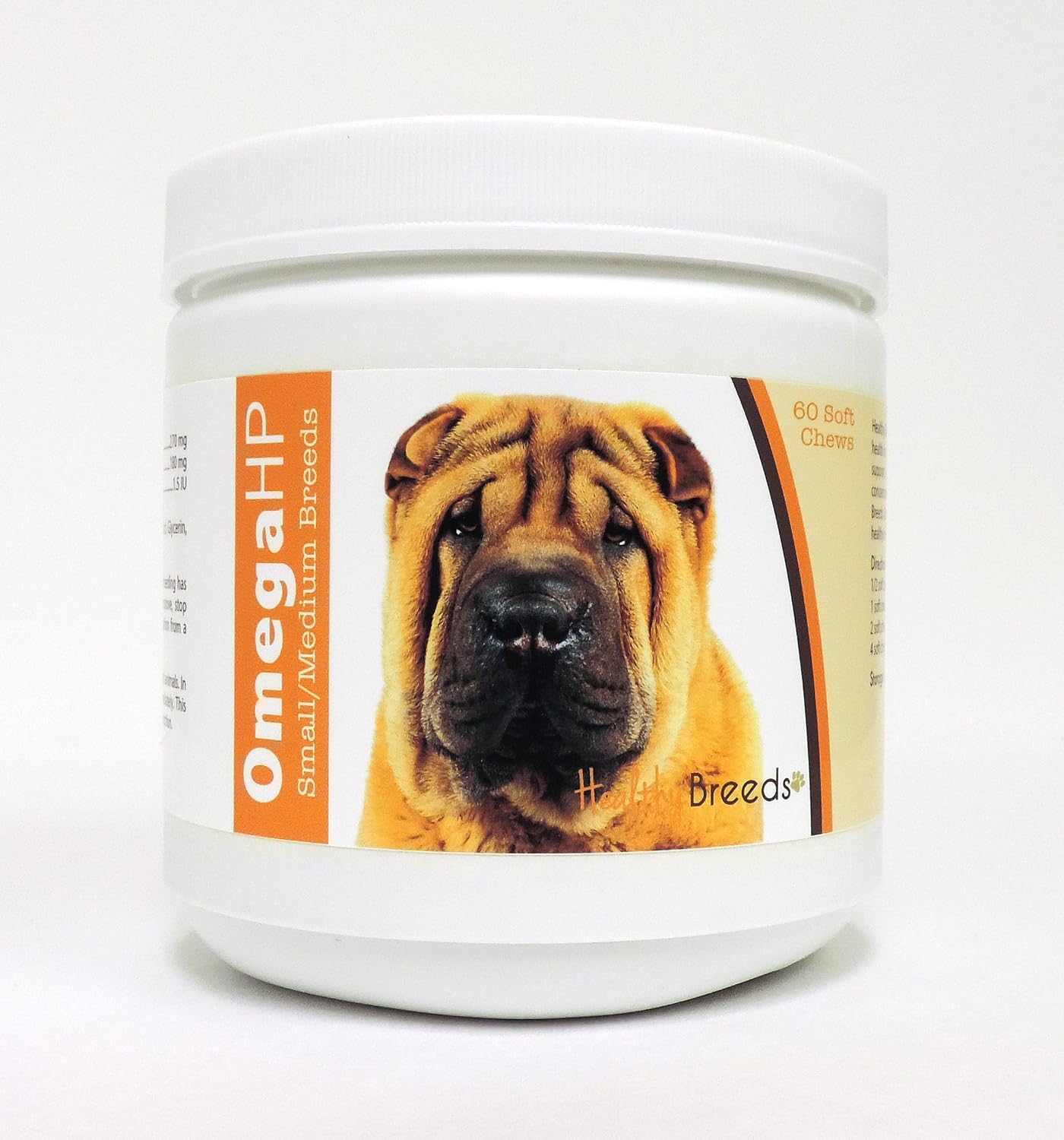 Healthy Breeds Siberian Husky Omega HP Fatty Acid Skin and Coat Support Soft Chews 60 Count