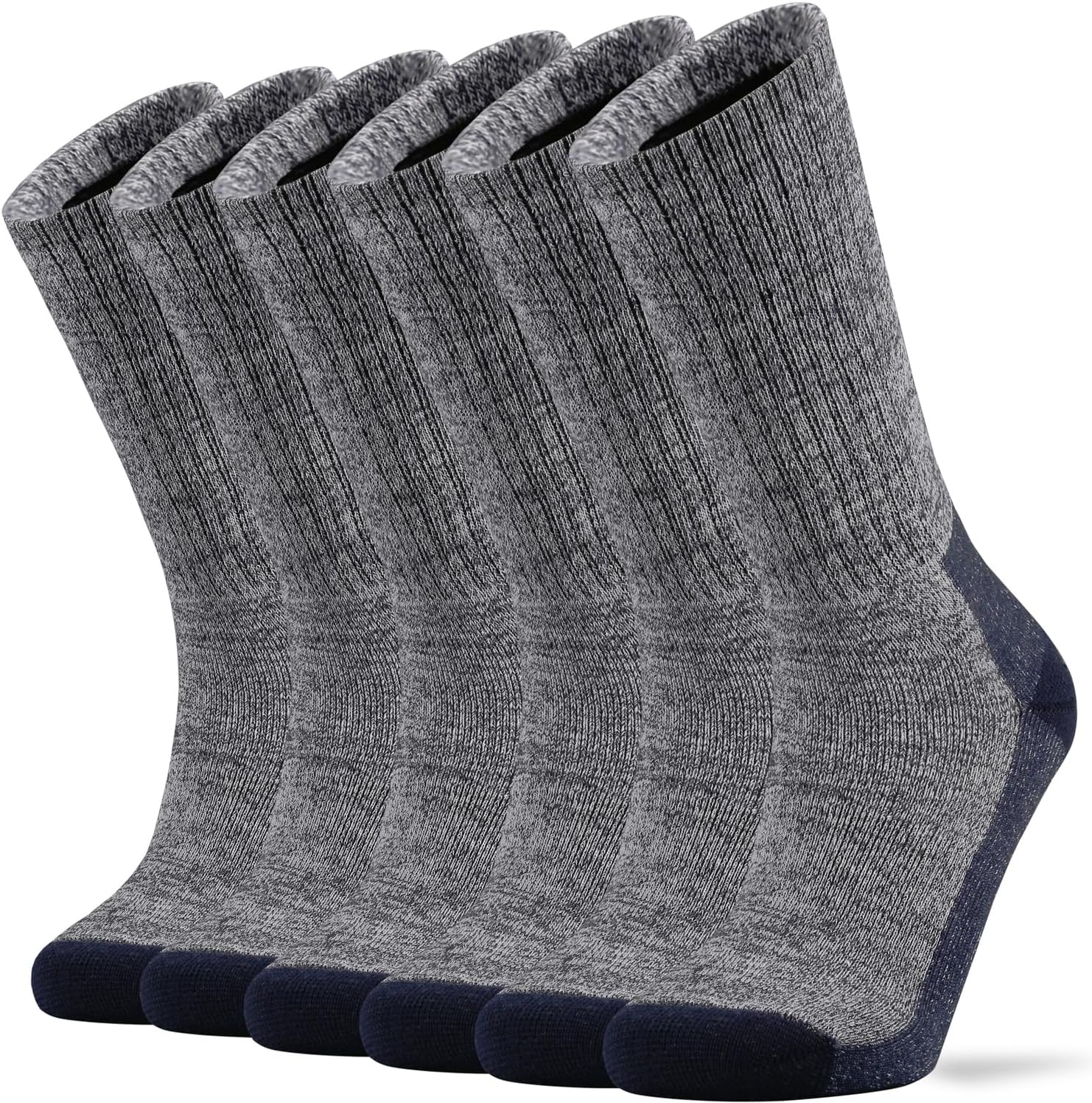 Ortis Cotton Cushion Crew Athletic Socks for Men Work Boot Sports Exercise