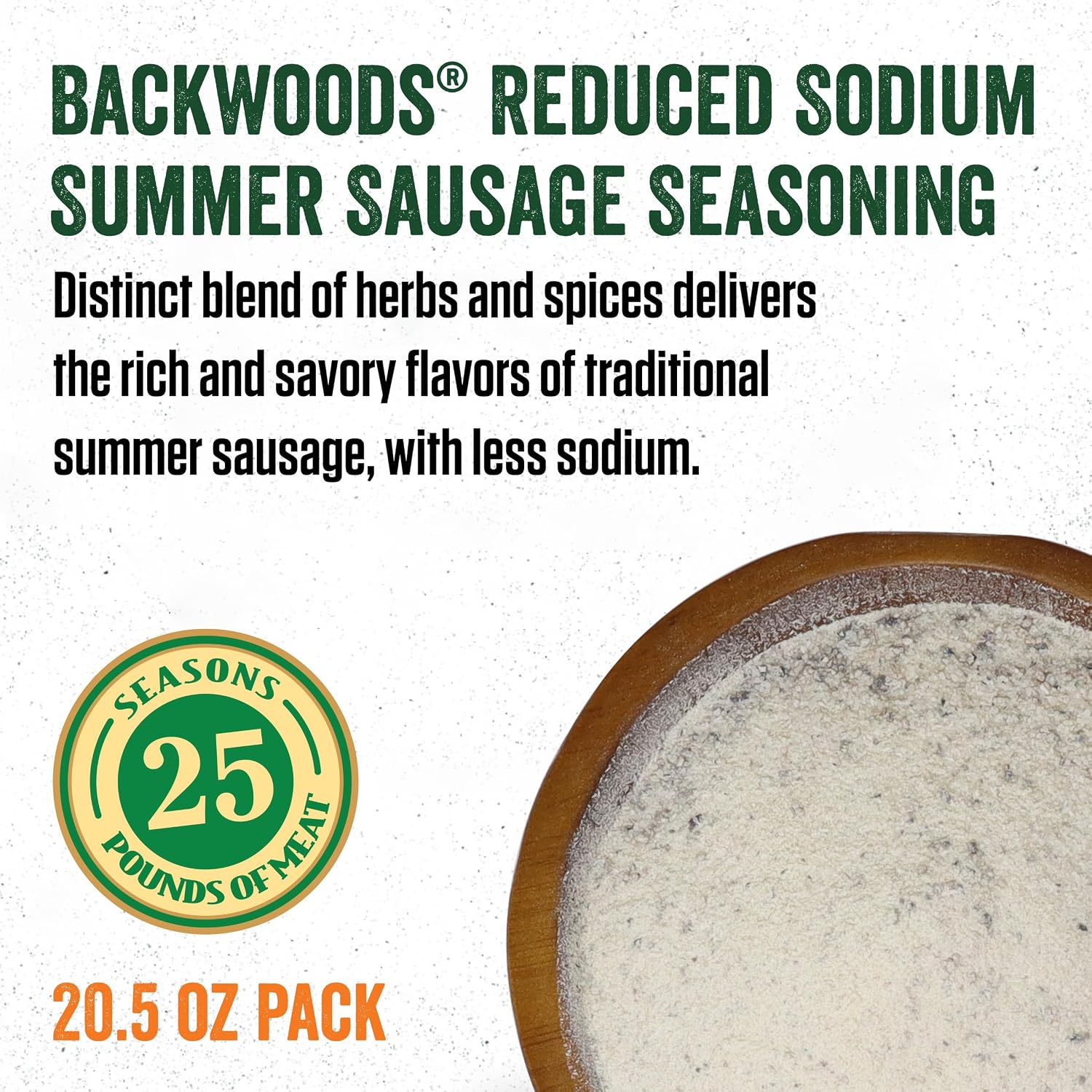 LEM Backwoods Cured Sausage Seasoning with Cure Packet, Jalapeno Summer Sausage