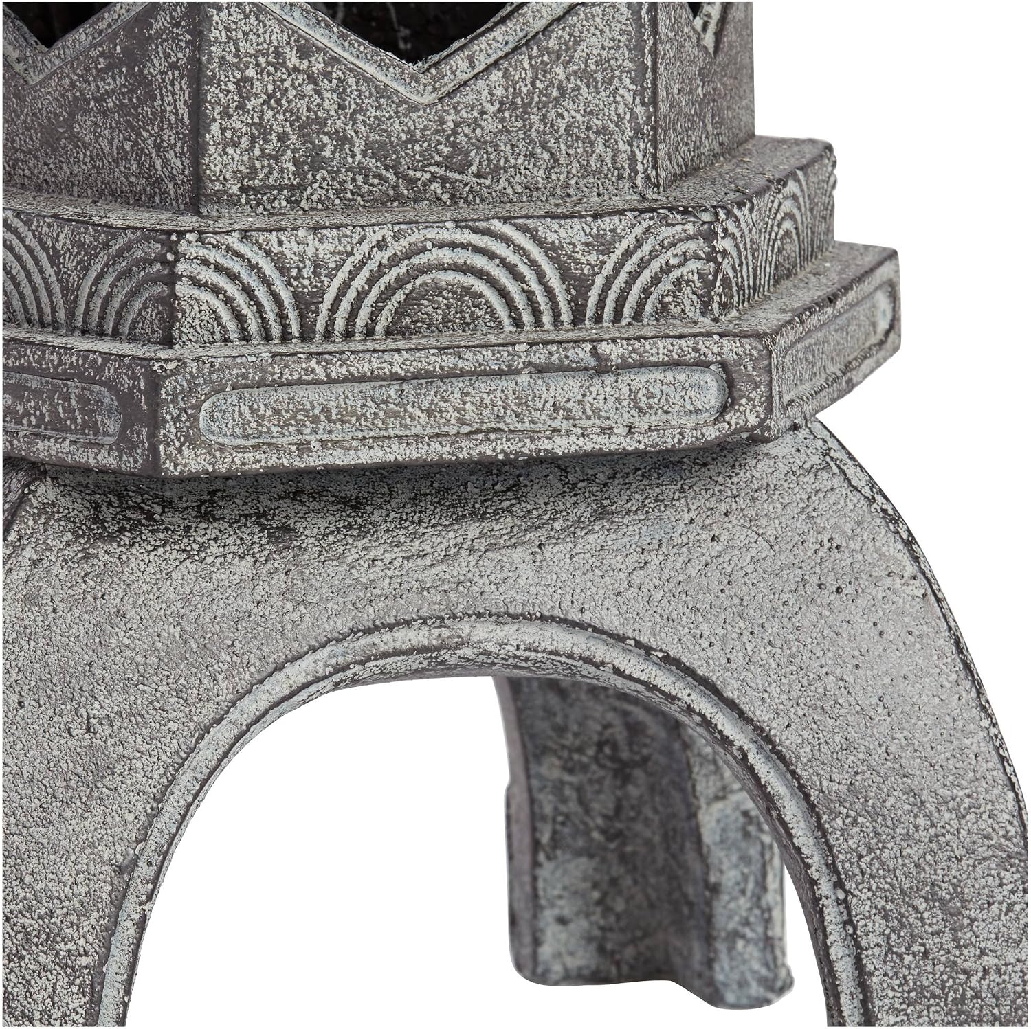 John Timberland Pagoda 16 1/2" High Old Stone Indoor-Outdoor Statue | Sculpture Asian Japanese Garden Decor Front Porch Patio Yard Outside Home