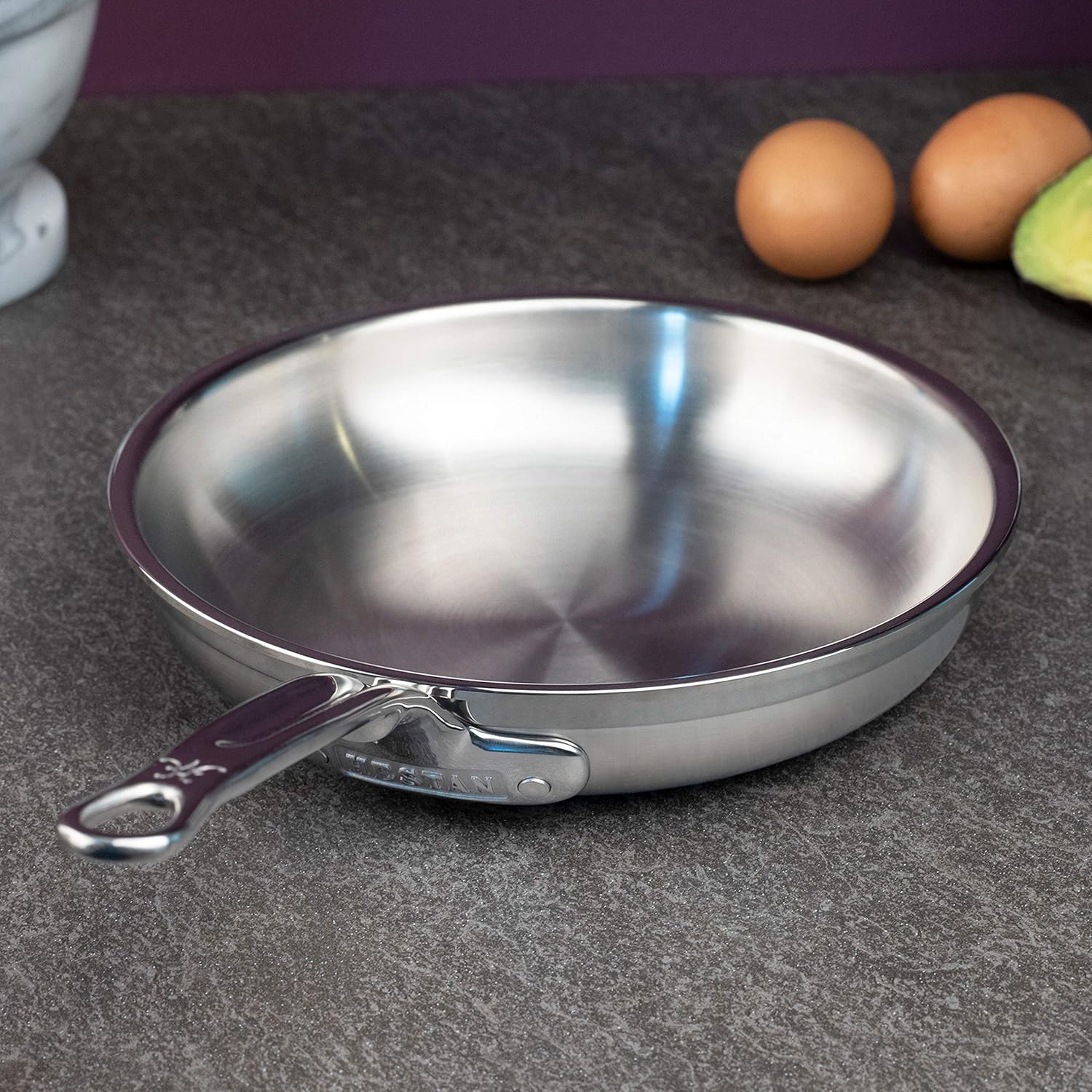 Hestan ProBond Forged - Professional Clad Stainless Steel Frying Pan, 12.5-Inch, Induction Compatible