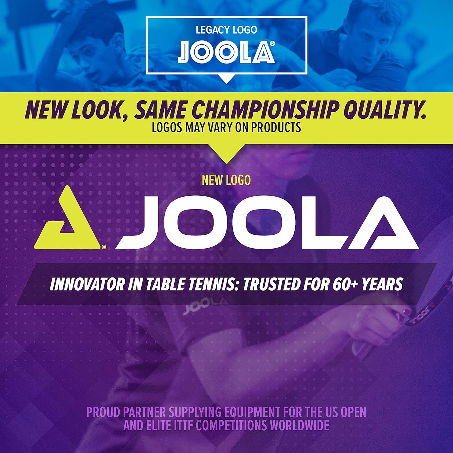 JOOLA Indoor 15mm Ping Pong Table with Quick Clamp Ping Pong Net Set - Single Player Playback Mode - Regulation Size Table Tennis Table - Compact