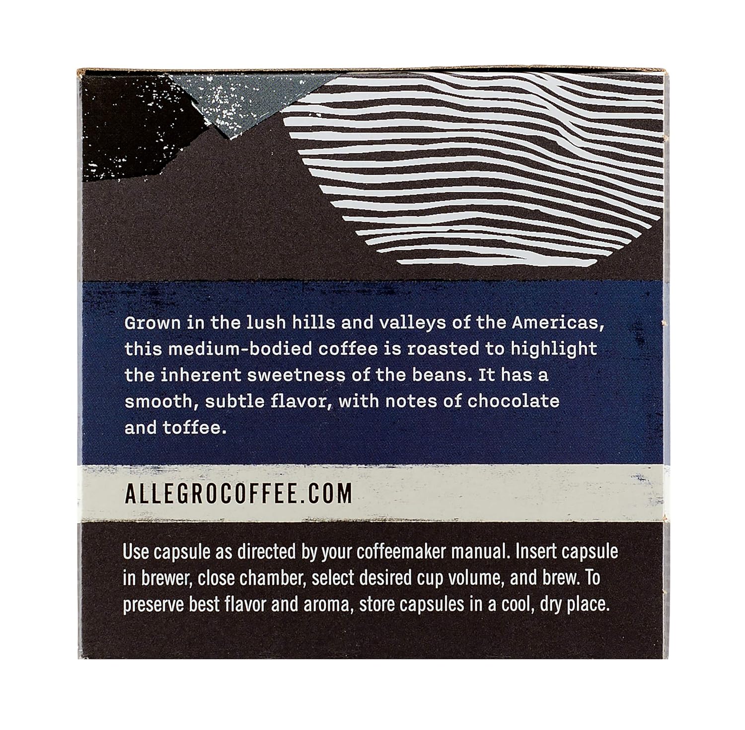 Allegro Coffee, Coffee Breakfast Blend Pods Organic 10 Count, 3.8 Ounce