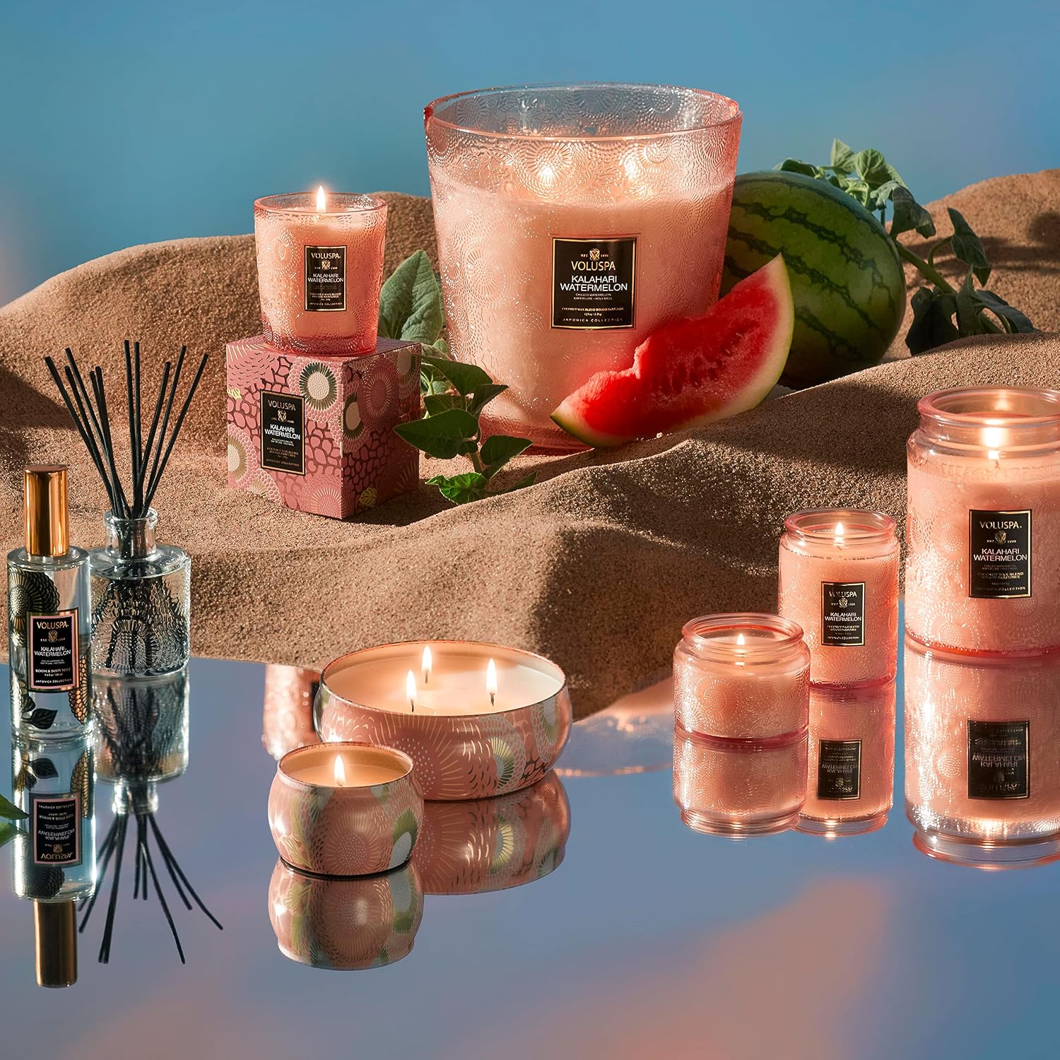 Voluspa Baltic Amber Candle | Mini Tin | 4 Oz. | 25 Hour Burn Time | Coconut Wax for a Cleaner Burn