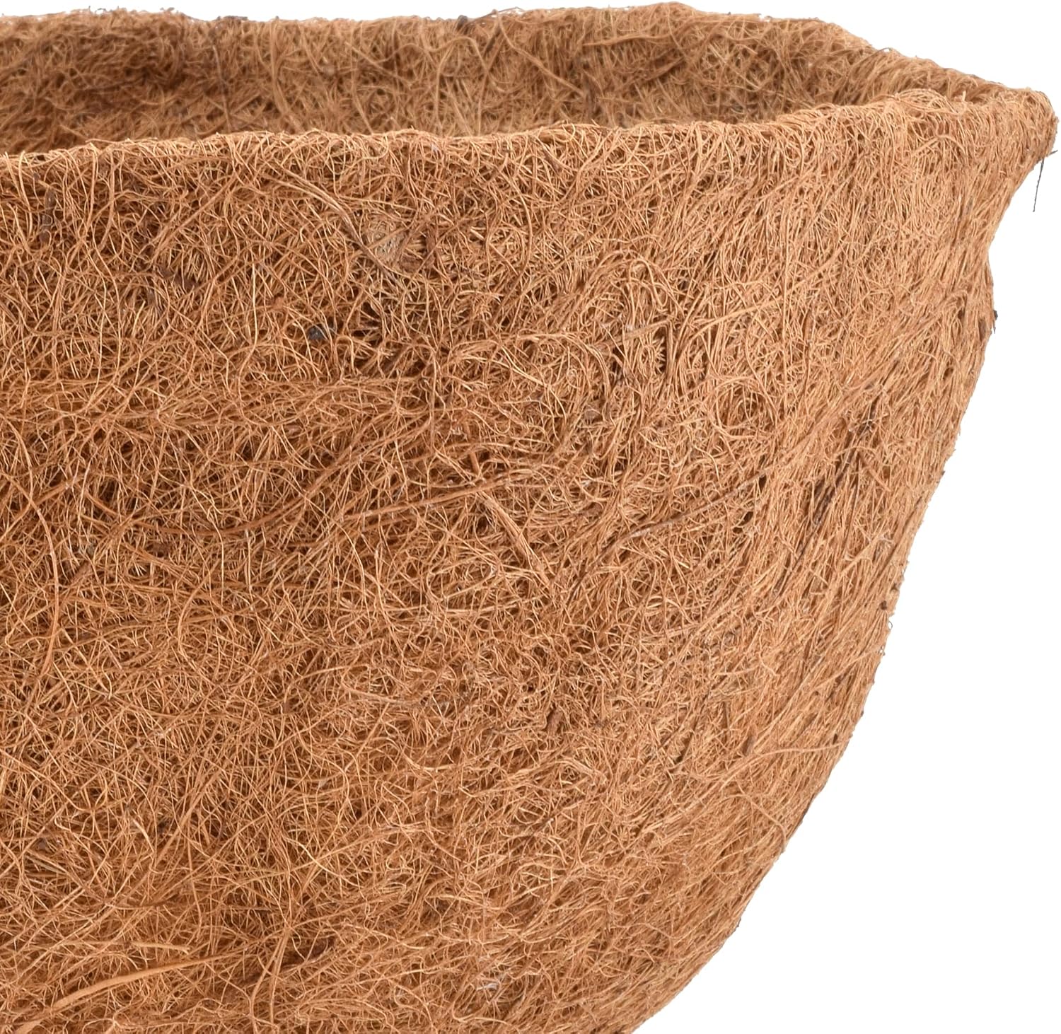 Arcadia Garden Products Extra Durable CB52 18-inch Coco Liner for Half Round Circle Wall Mounted Planters