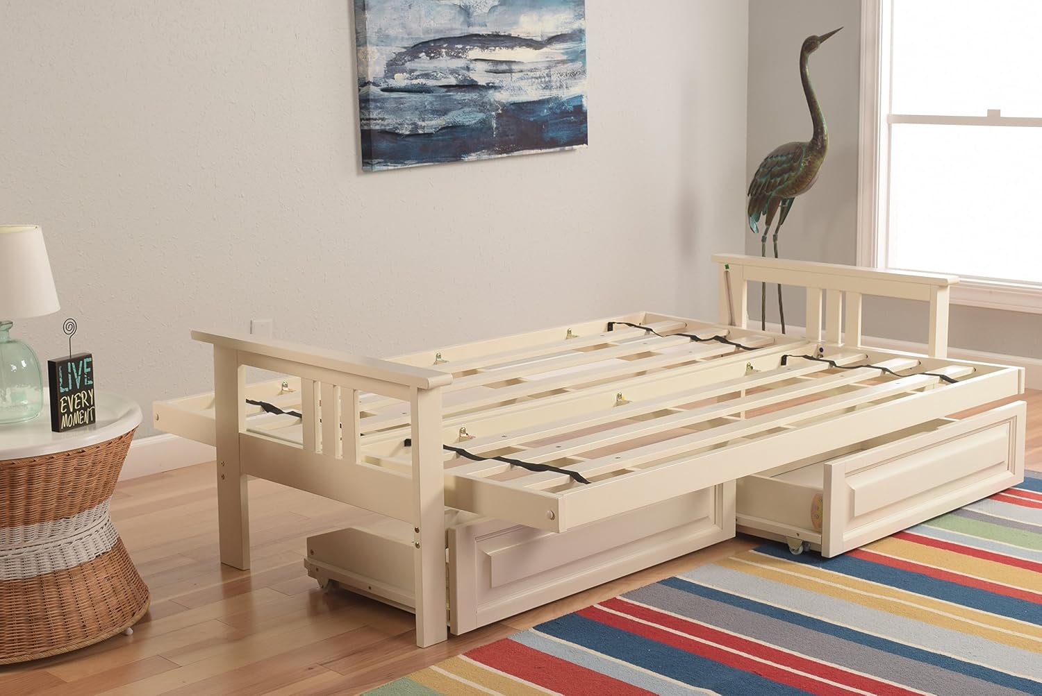 Kodiak Futons Monterey Futon Frame, No Drawers, Barbados