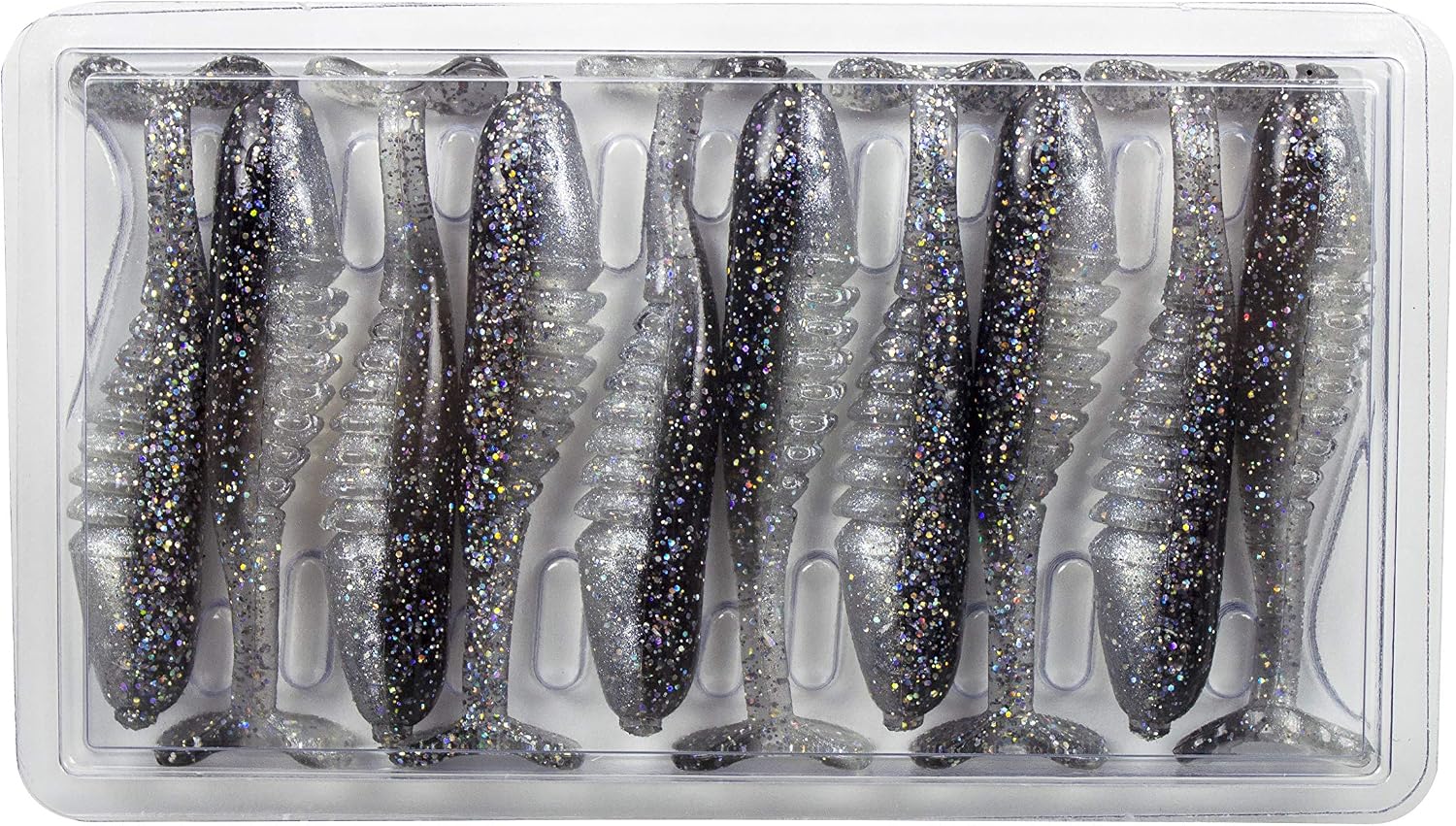 Bobby Garland Slab Hunt'R Soft Plastic Crappie Fishing Lure, 2.25 Inches, Pack of 10
