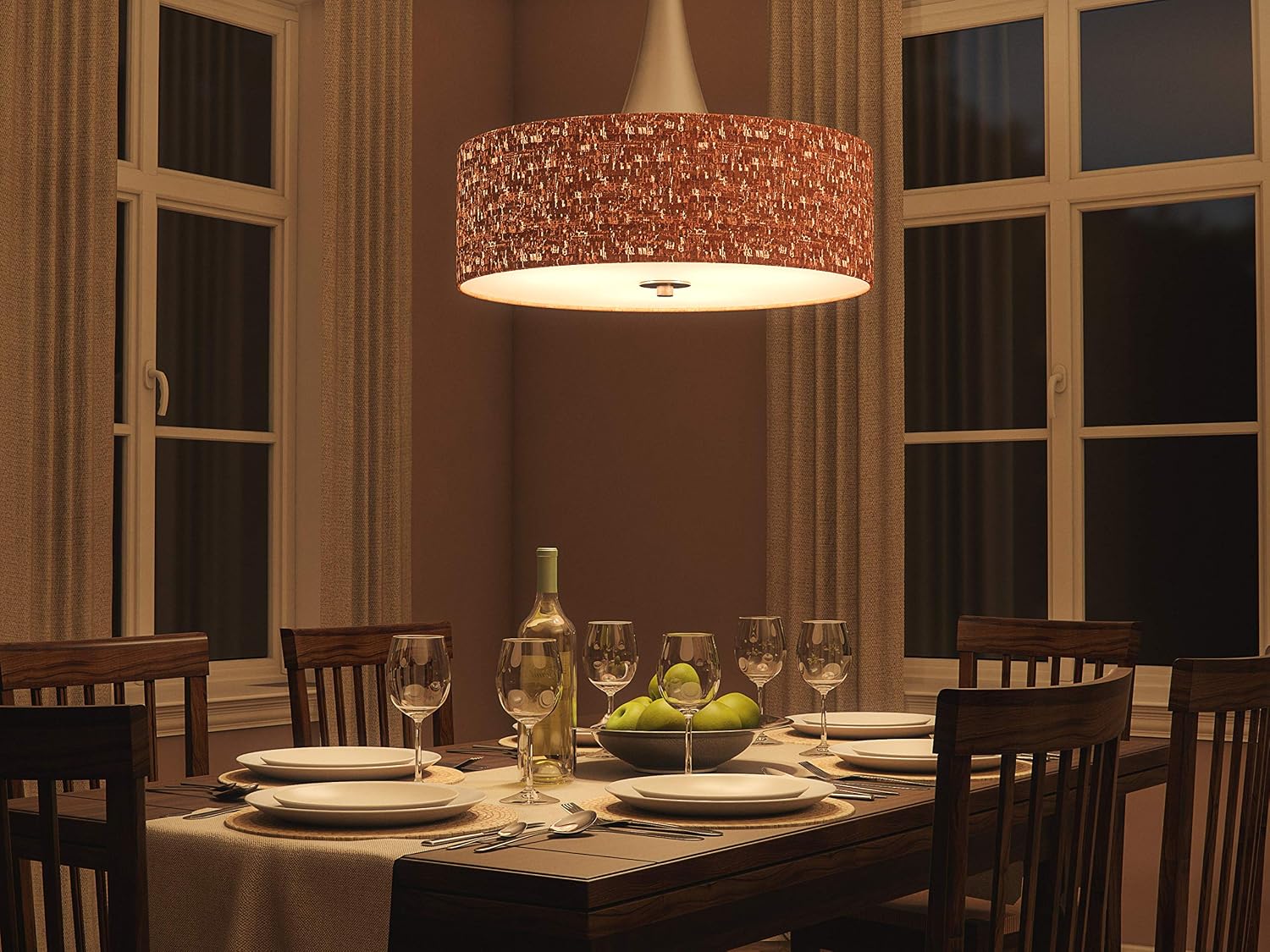Kenroy Home Ashlen Floor Lamp with Oil Rubbed Bronze Finish, Rustic Style, 58.75" Height, 15" Width, 15" Depth