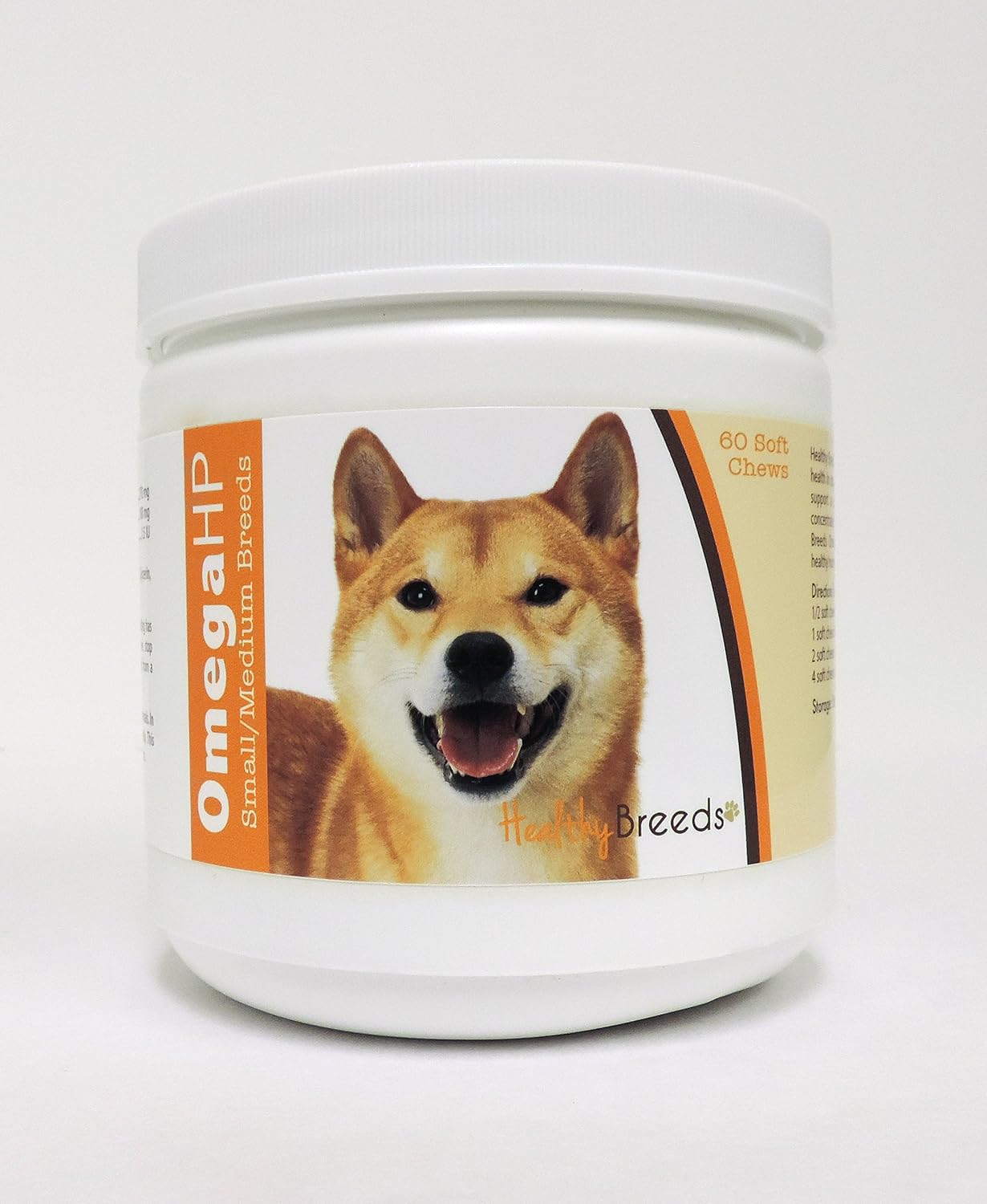Healthy Breeds Siberian Husky Omega HP Fatty Acid Skin and Coat Support Soft Chews 60 Count