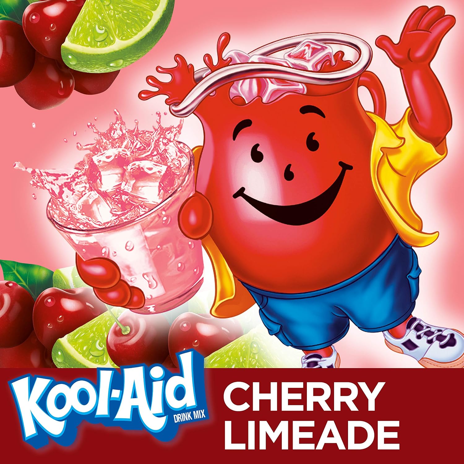 Kool-Aid Drink Mix, Tropical Punch, 19 oz | for Flavorful Hydration and Shareable Refreshment Good Source of Vitamin C, Caffeine Free Gluten Free