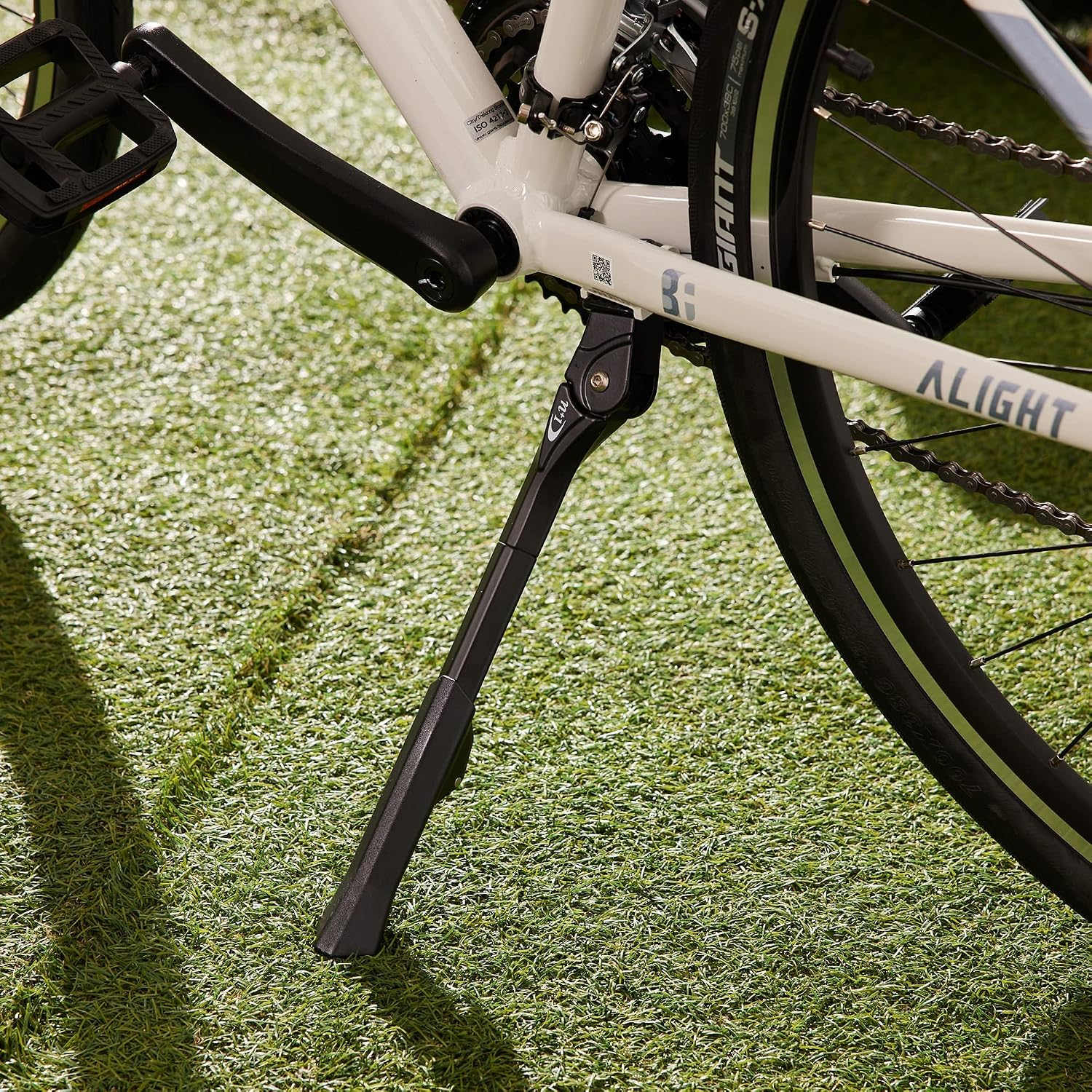 N+1 Aluminum Alloy Center Mount Kickstand | For 20"-28" Mountain, Road, BMX, MTB & Kids' Bikes