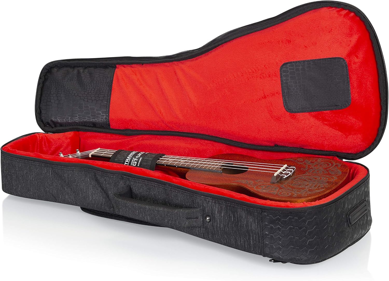 Gator Cases Transit Series Lightweight Bass Guitar Gig Bag with Back Pack Straps and Rubberized Base, Tan Exterior (GT-BASS-TAN)