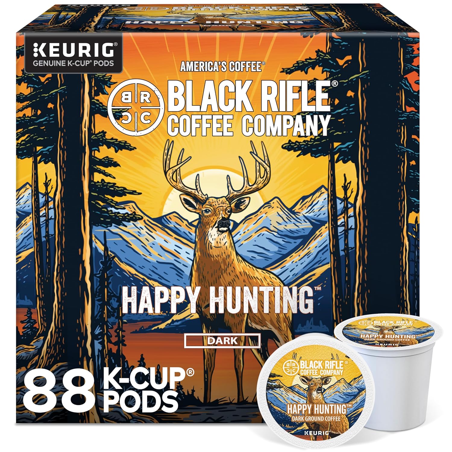 Black Rifle Coffee Dark Roast K Cup Coffee Beyond Black 32 Count