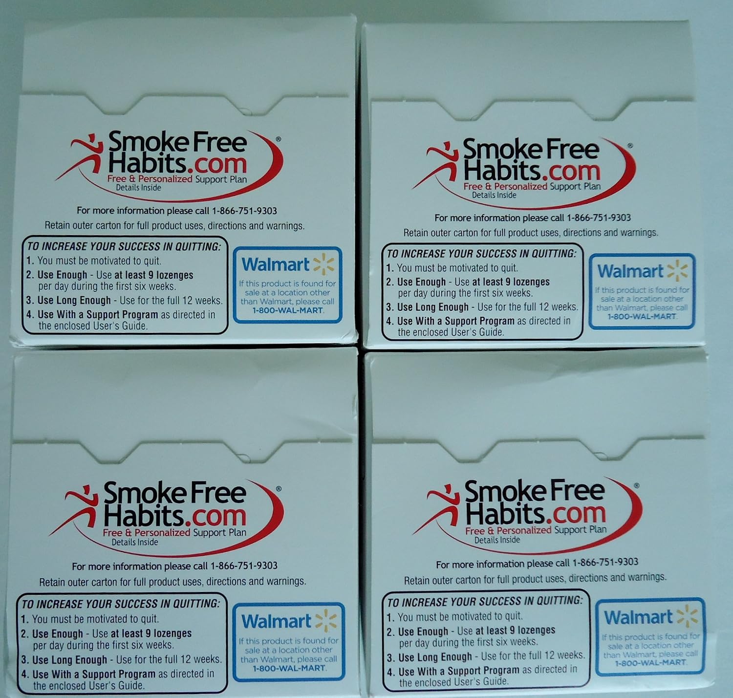 Equate - Nicotine Lozenge 2 mg, Mint Flavor, 108 Lozenges,PACK OF 4