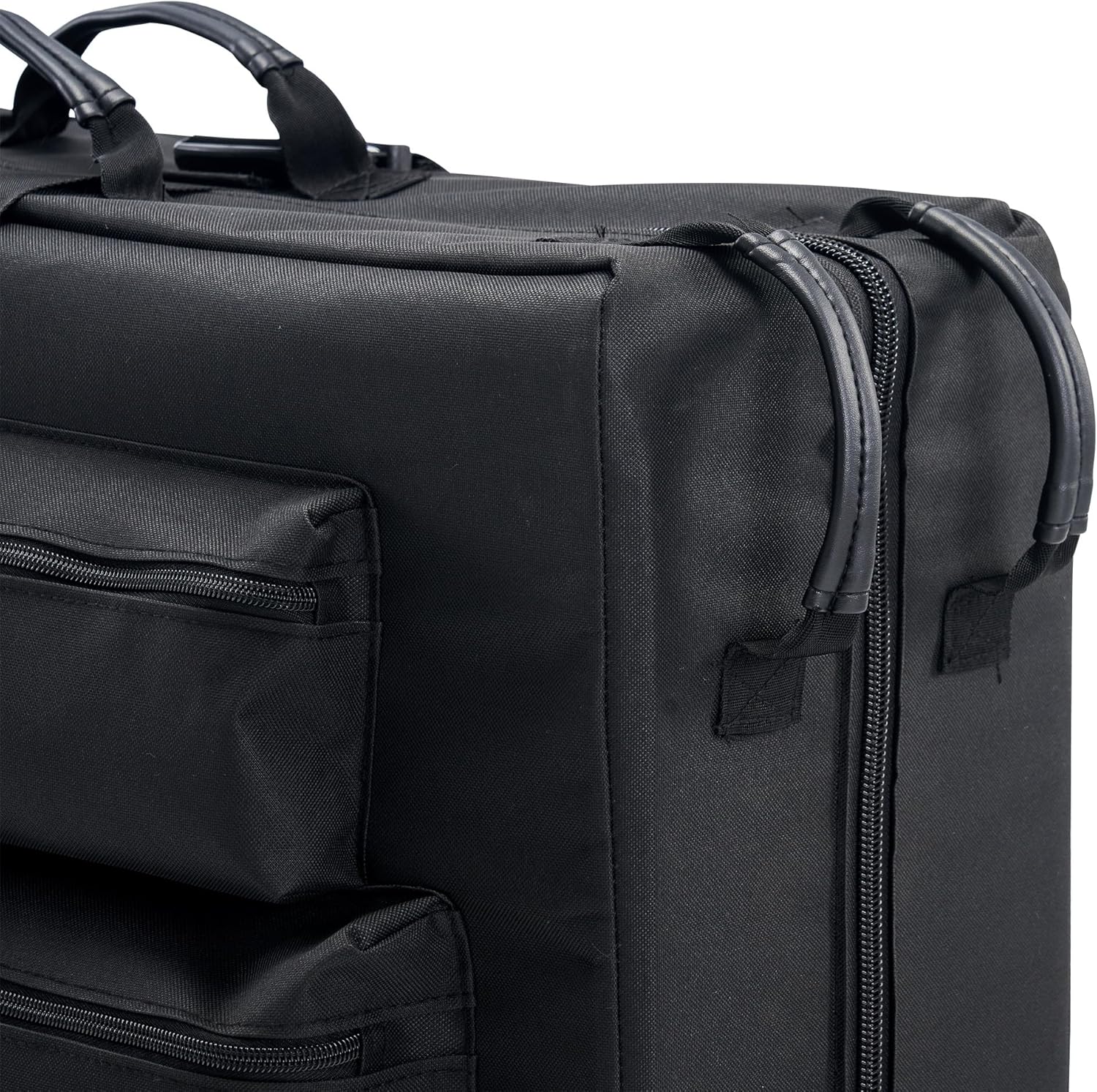 Master Massage Luggage Style Wheeled Massage Table Carrying Case 27” to 32” Width Folding Massage Table- Black